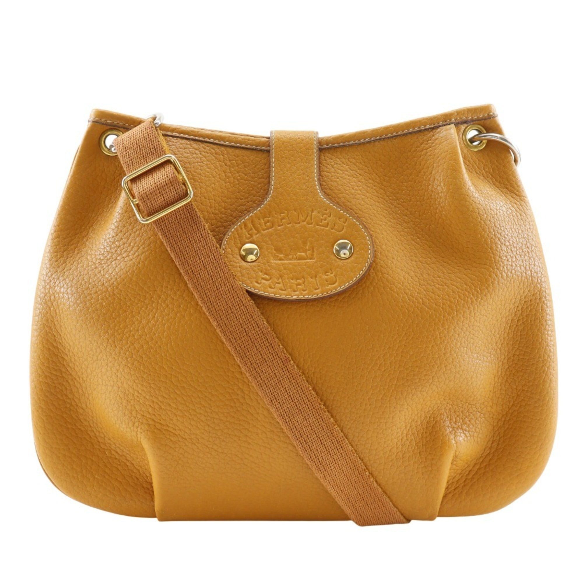 Hermes Natural Ardennes Leather Shoulder Bag (Pre-Owned)