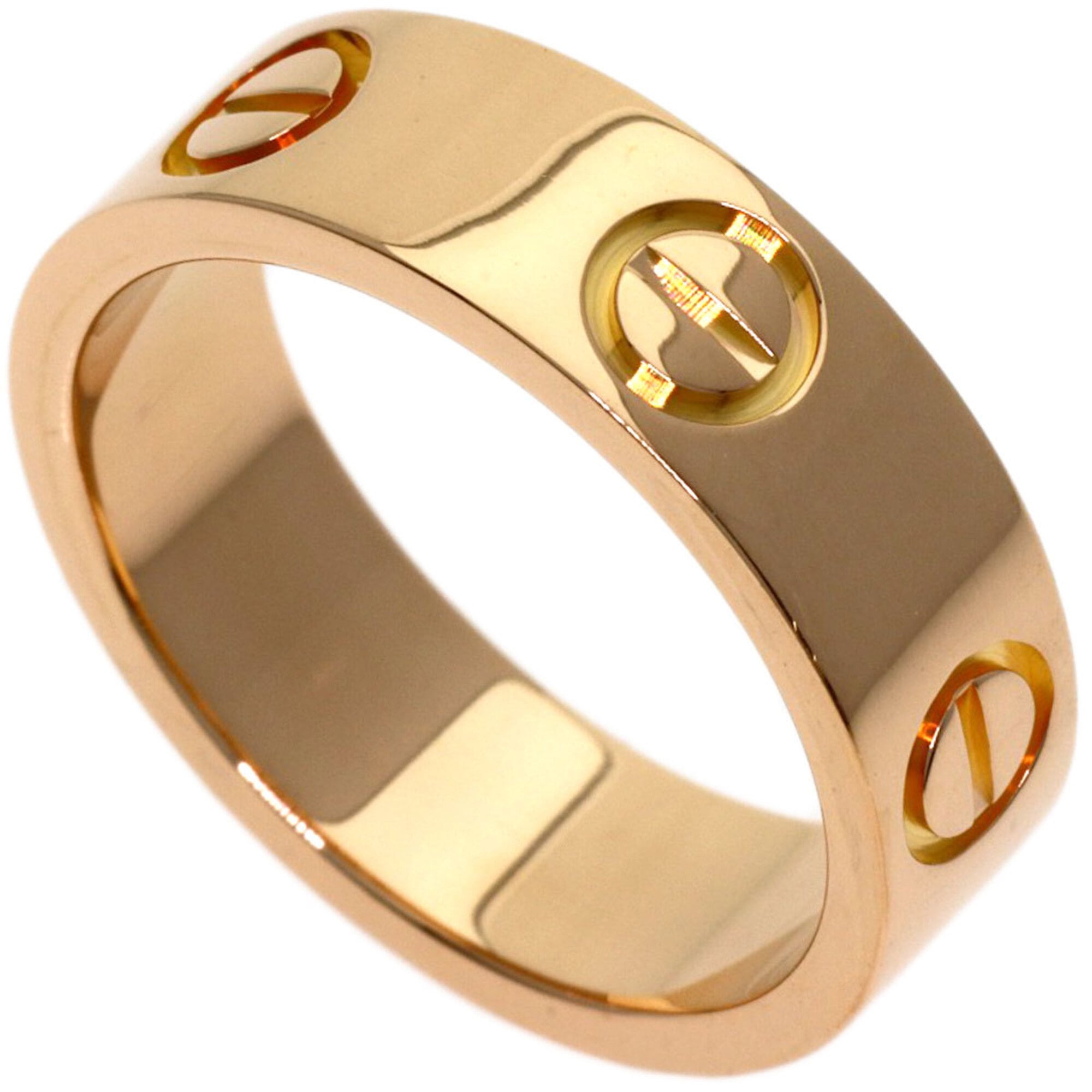 Cartier Love Pink Gold (18K) Band Ring (Pre-Owned)