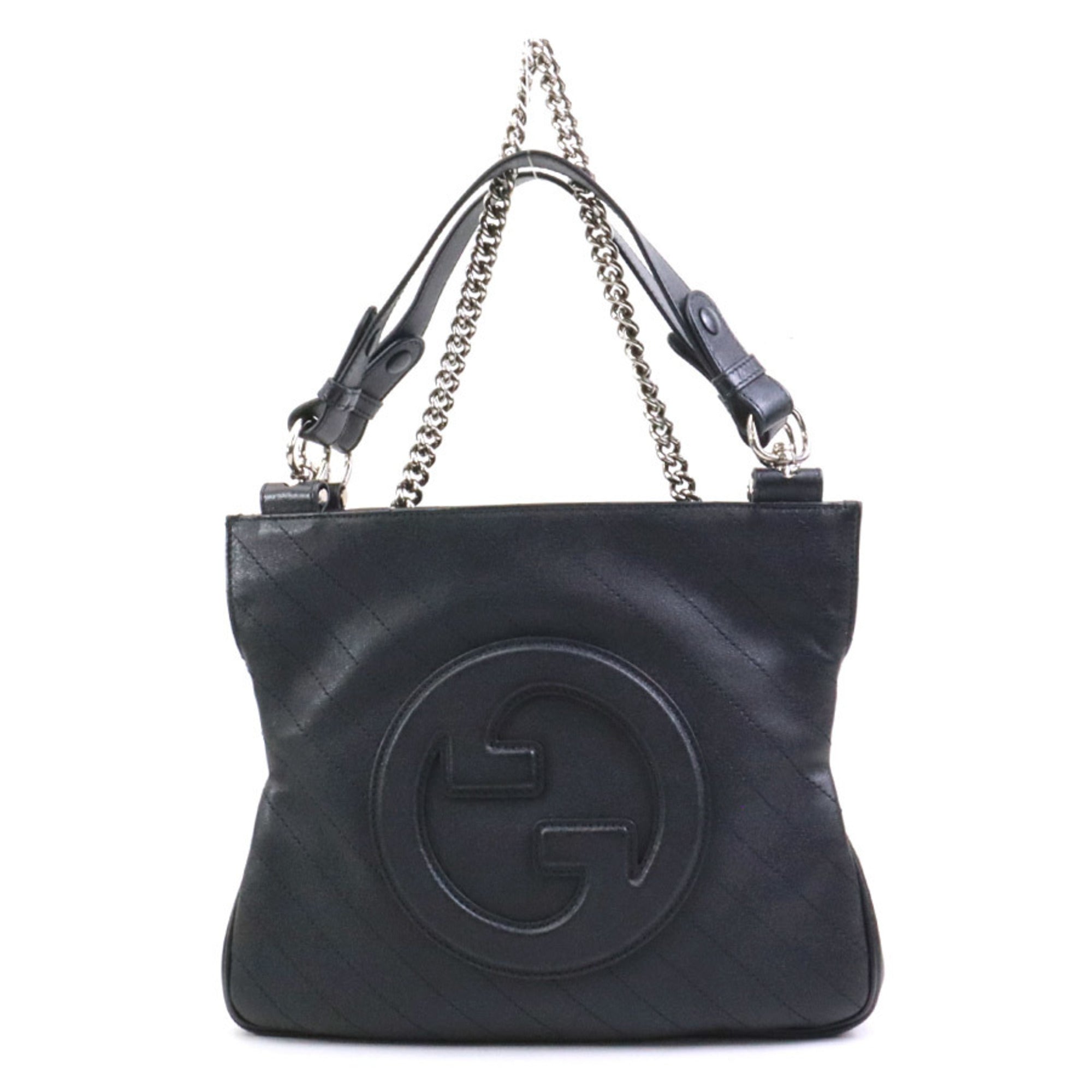 Gucci Black Leather Shoulder Bag (Pre-Owned)