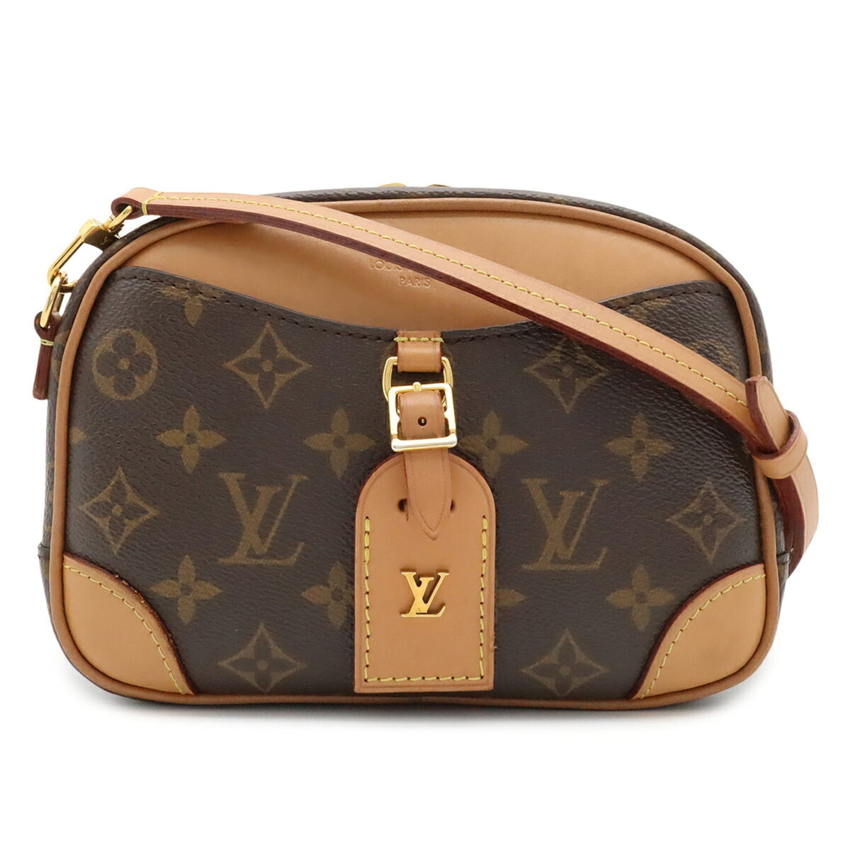 Louis Vuitton Brown Monogram Monogram Clutch Bag Pochette Shoulder Bag (Pre-Owned)