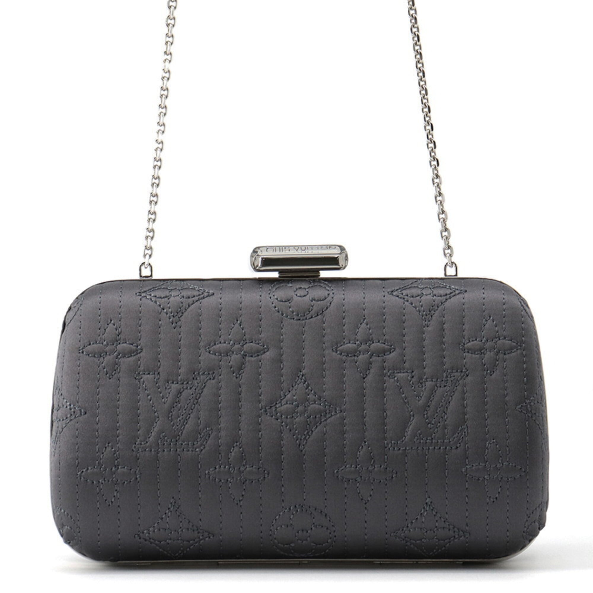 Louis Vuitton Monogram Motard Gray Monogram Clutch Bag Handbag Shoulder Bag (Pre-Owned)