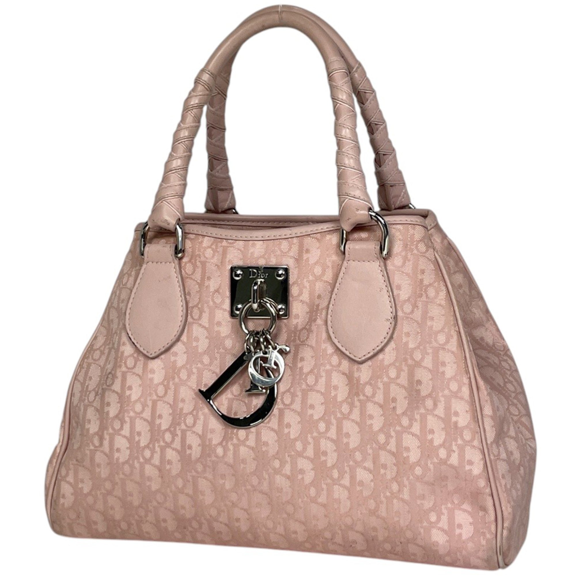 Christian Dior Pink Trotter Handbag Tote Bag (Pre-Owned)