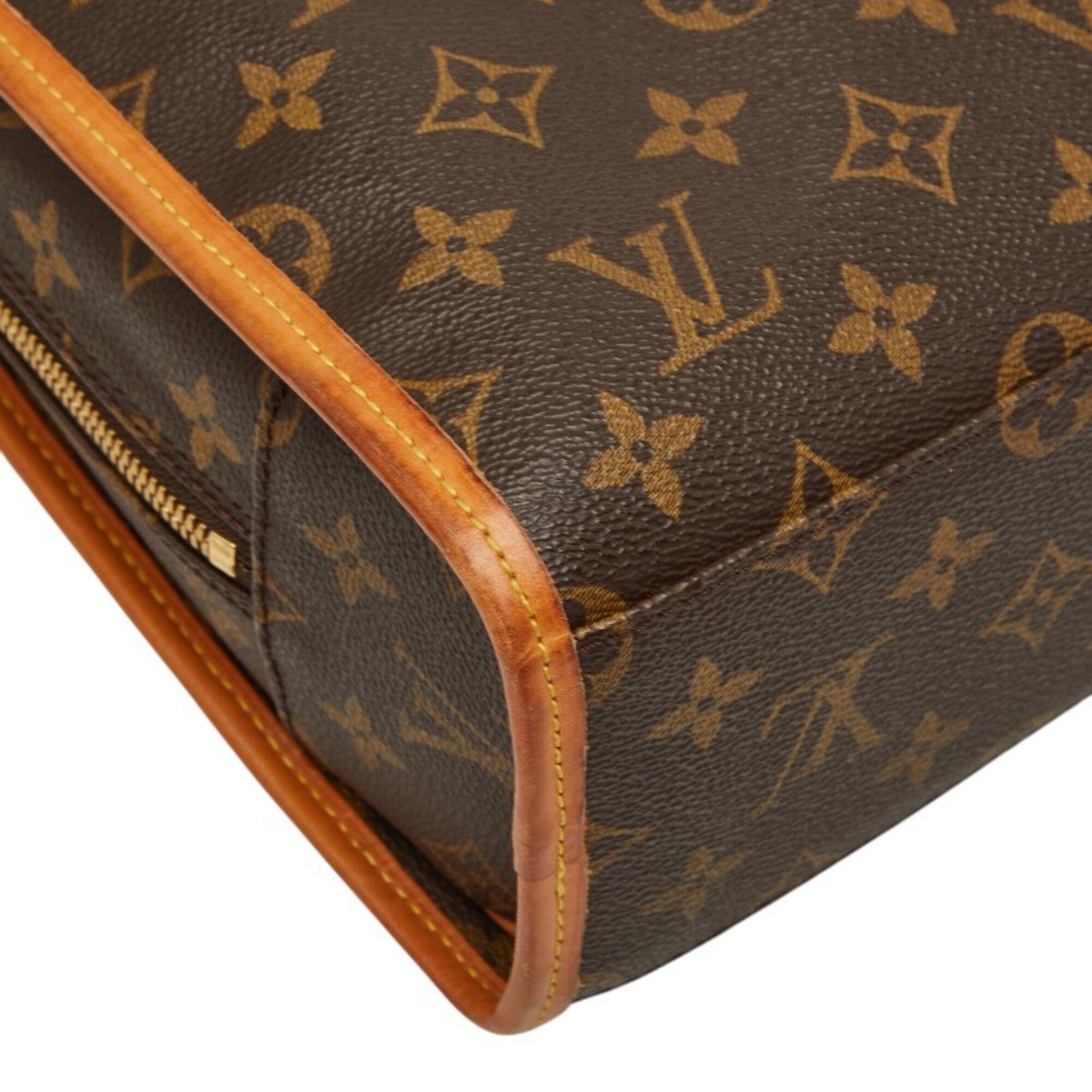 Louis Vuitton Brown Monogram Pvc Leather Briefcase (Pre-Owned)