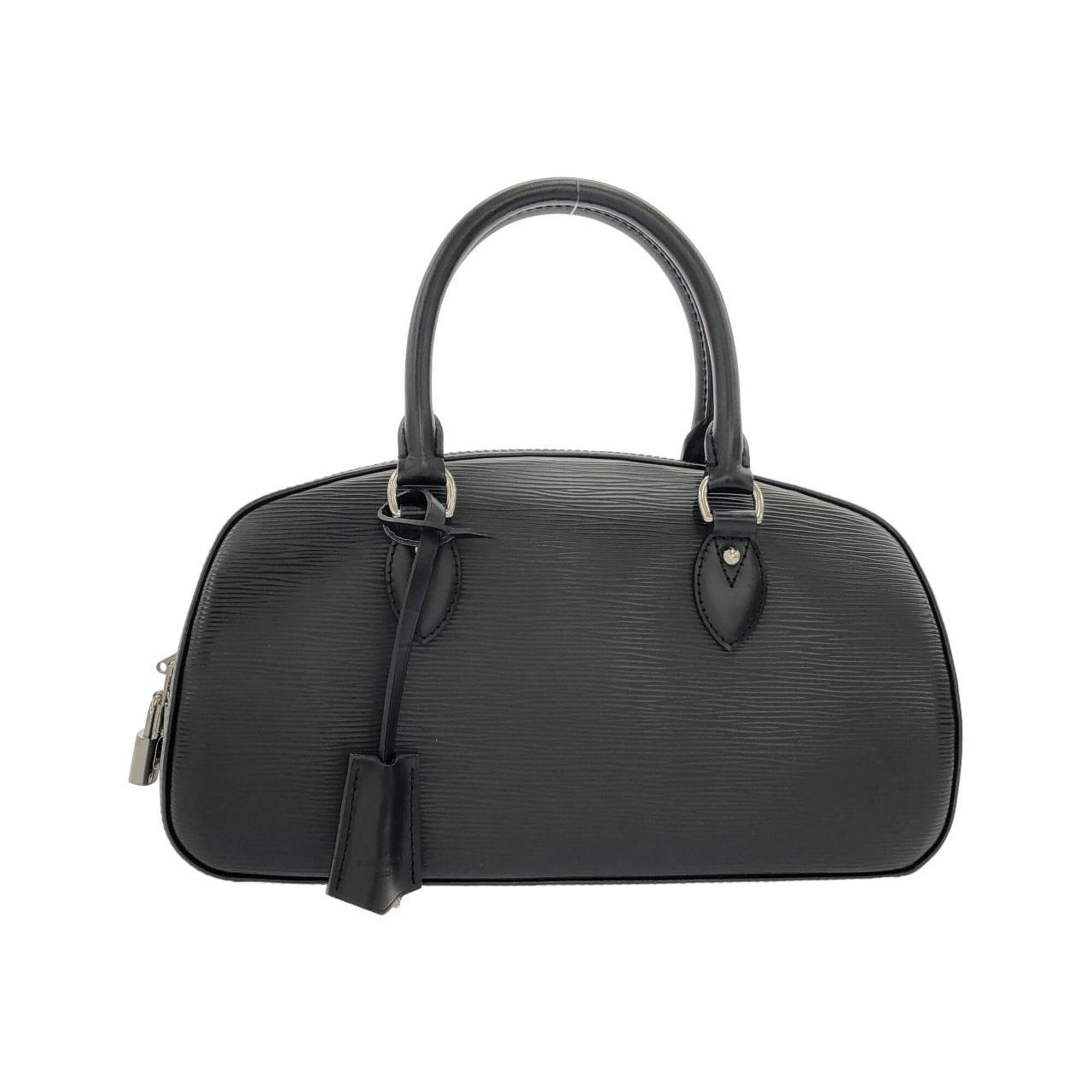 Louis Vuitton Black Leather Handbag (Pre-Owned)