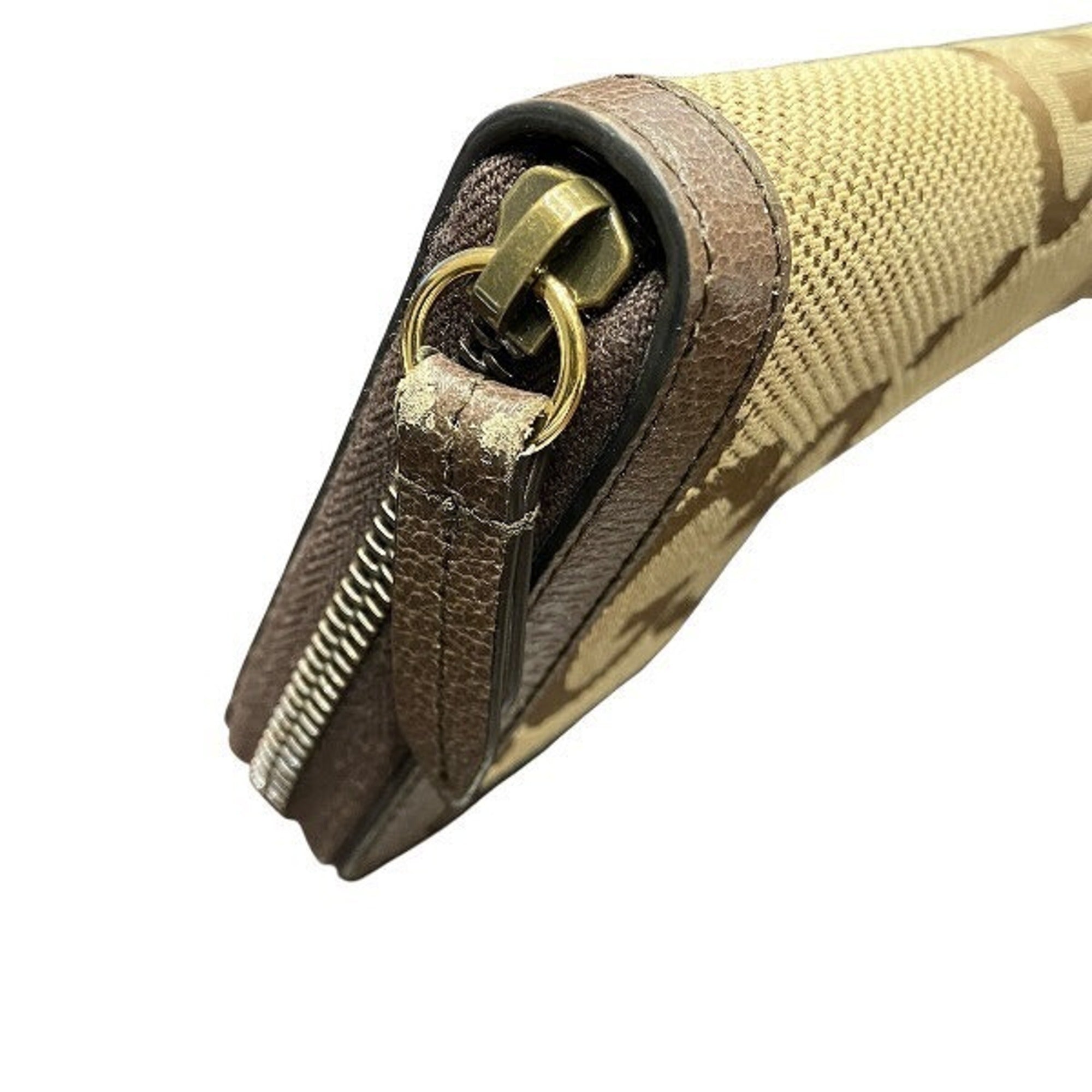 Gucci Brown Bamboo Long Wallet (Bi-Fold) (Pre-Owned)
