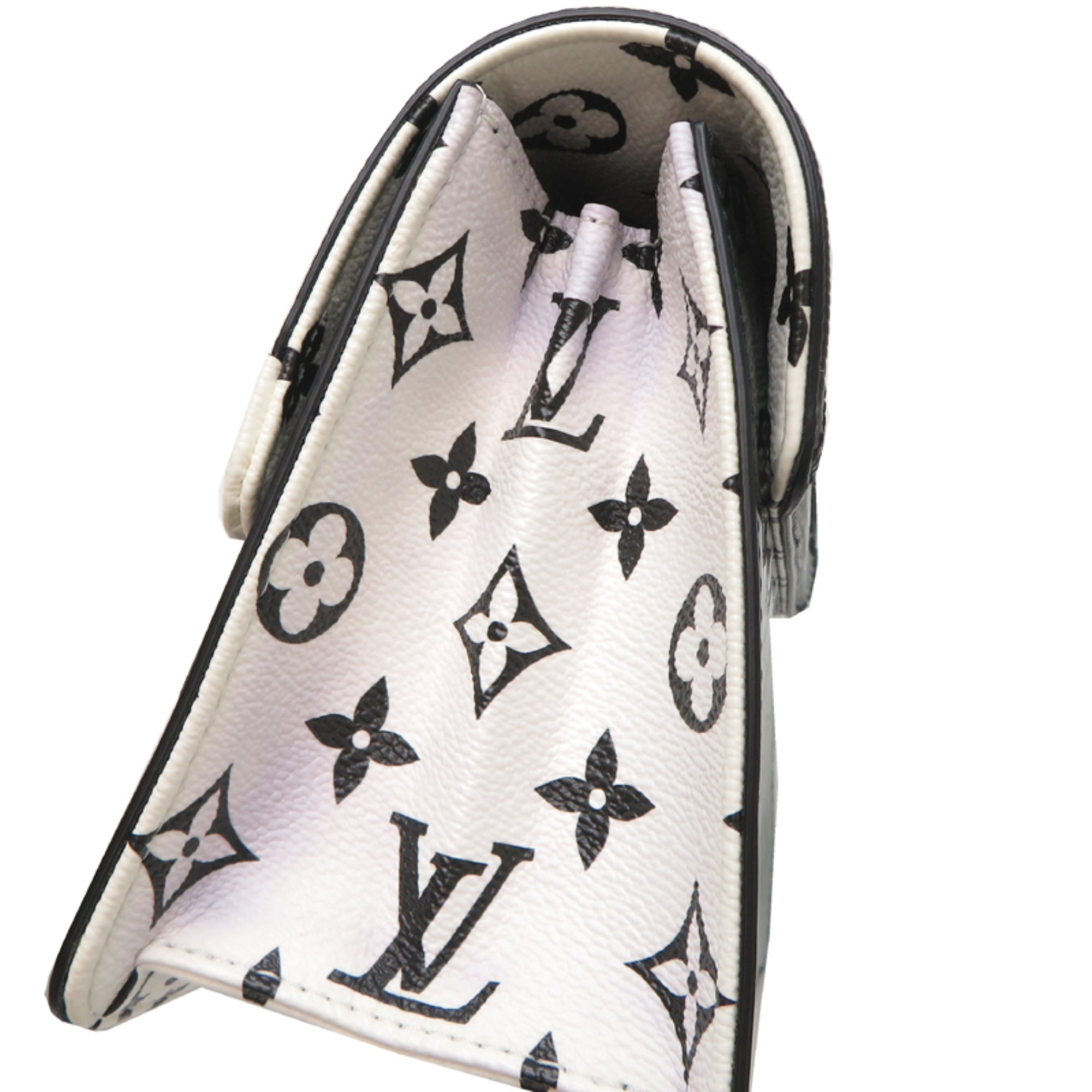 Louis Vuitton Black White Vernis Epi Leather Shoulder Bag (Pre-Owned)