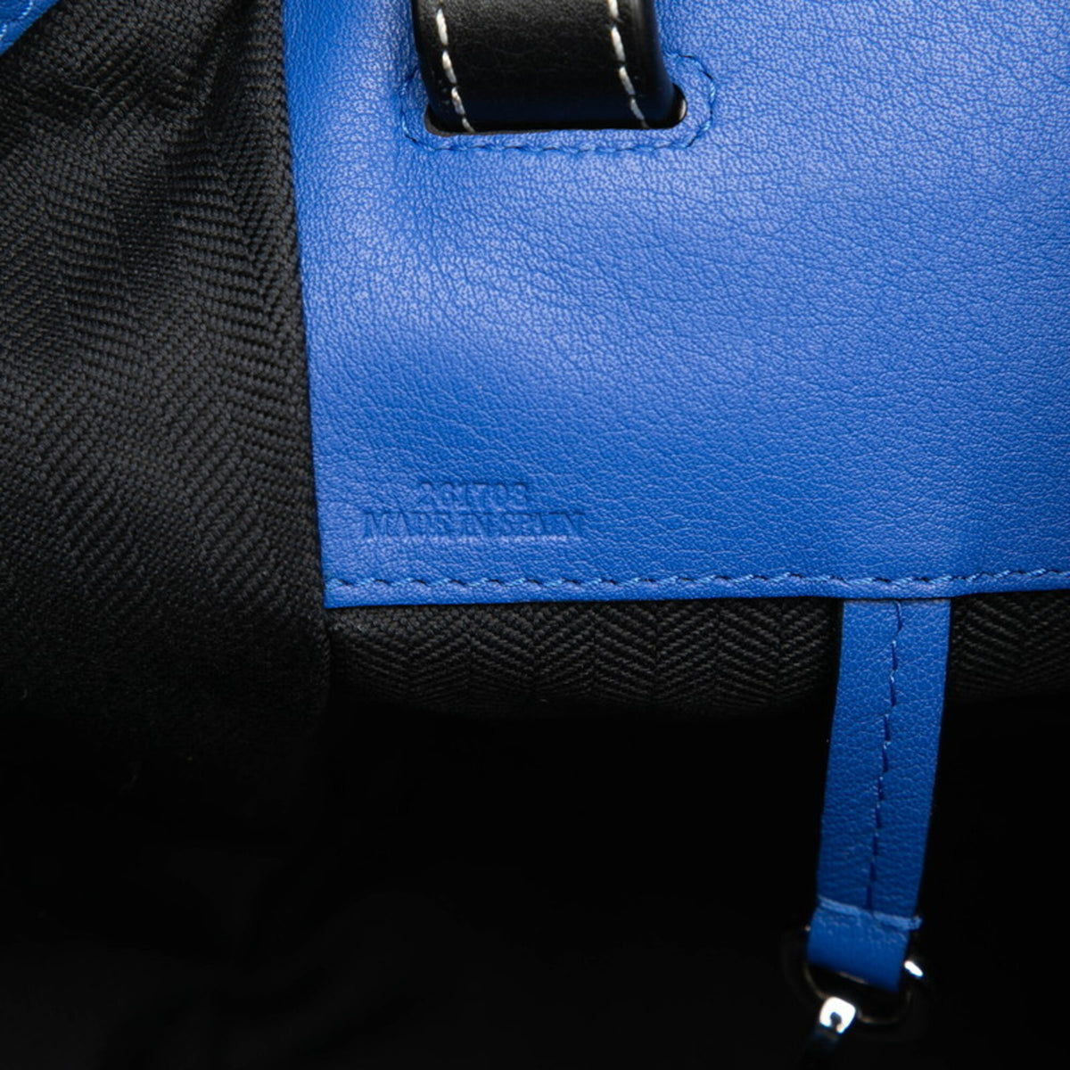 Loewe Blue Leather Handbag Shoulder Bag (Pre-Owned)