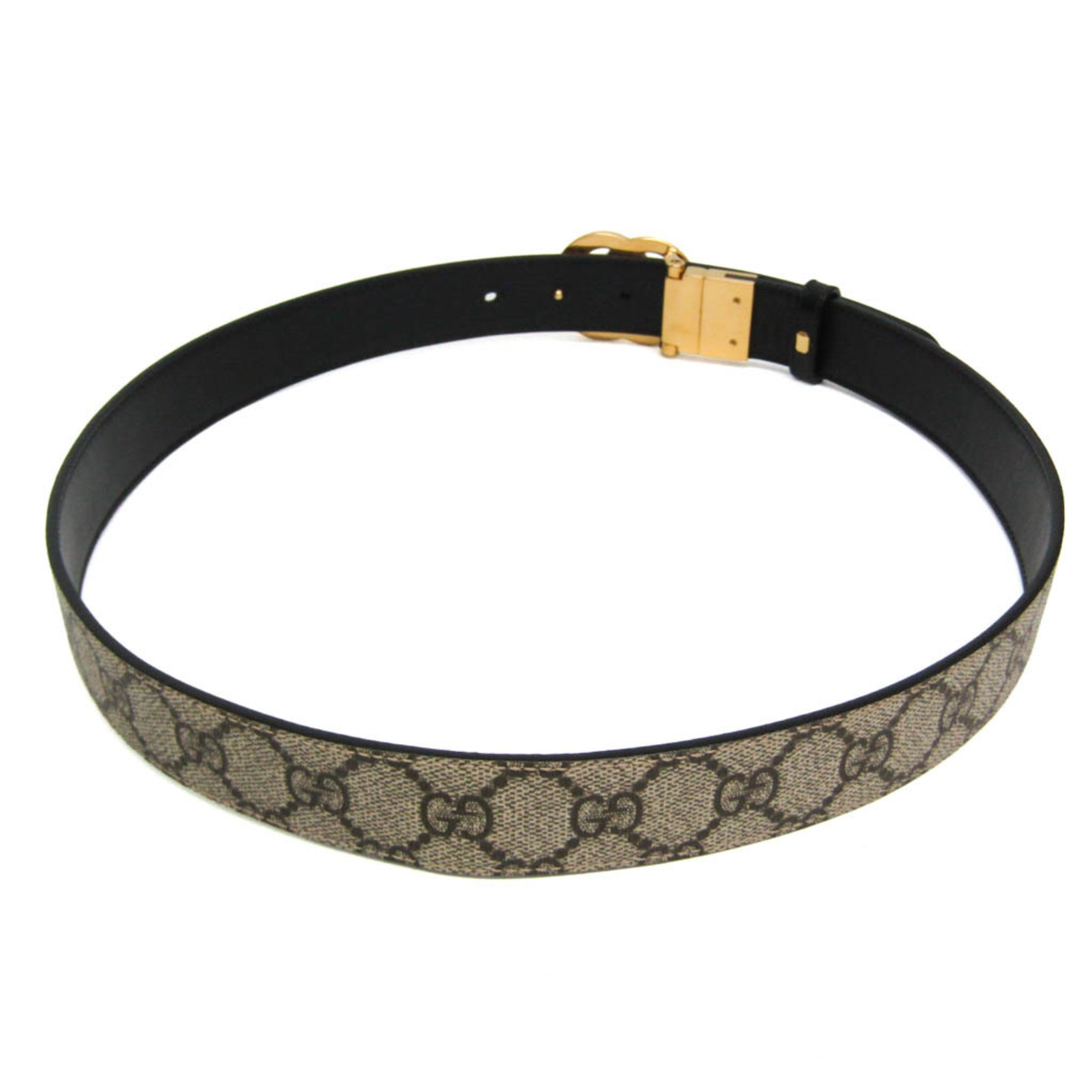 Gucci Beige Black Standard Belt (Pre-Owned)
