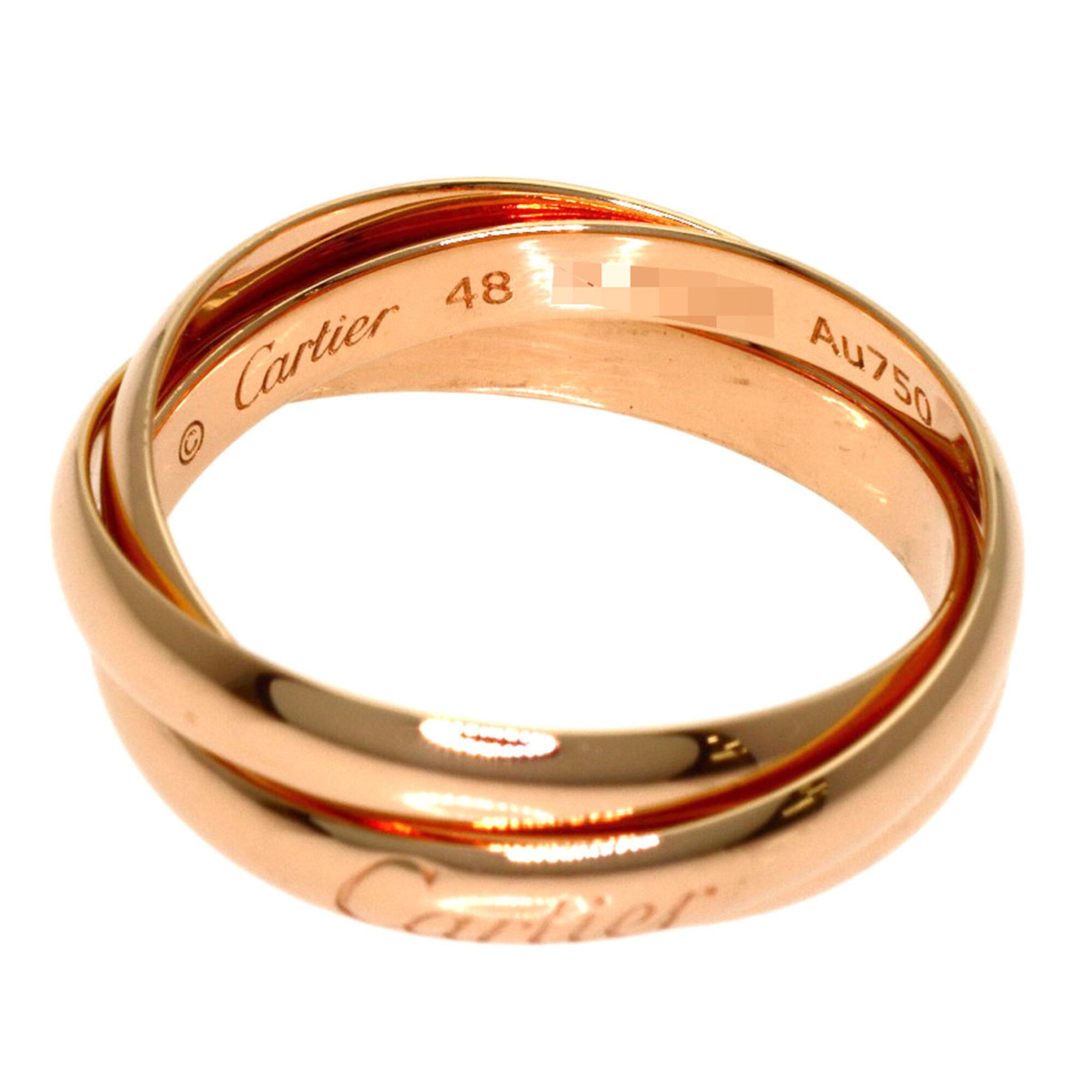 Cartier Pink Gold (18K) Band Ring (Pre-Owned)