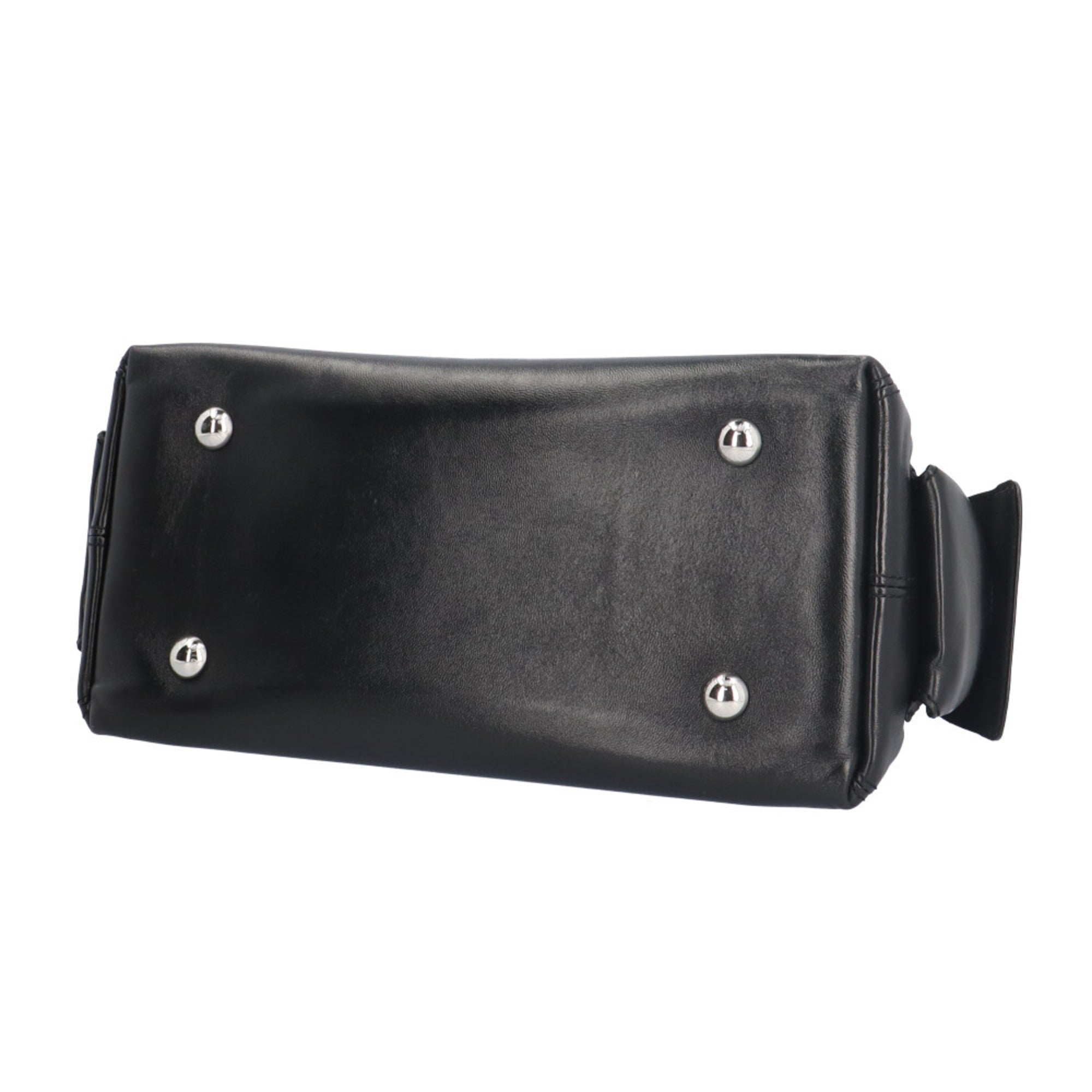 Louis Vuitton Black Leather Shoulder Bag (Pre-Owned)
