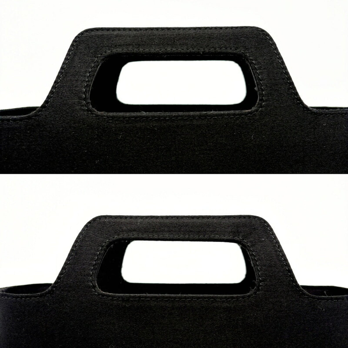 Salvatore Ferragamo Black Satin Shoulder Bag (Pre-Owned)