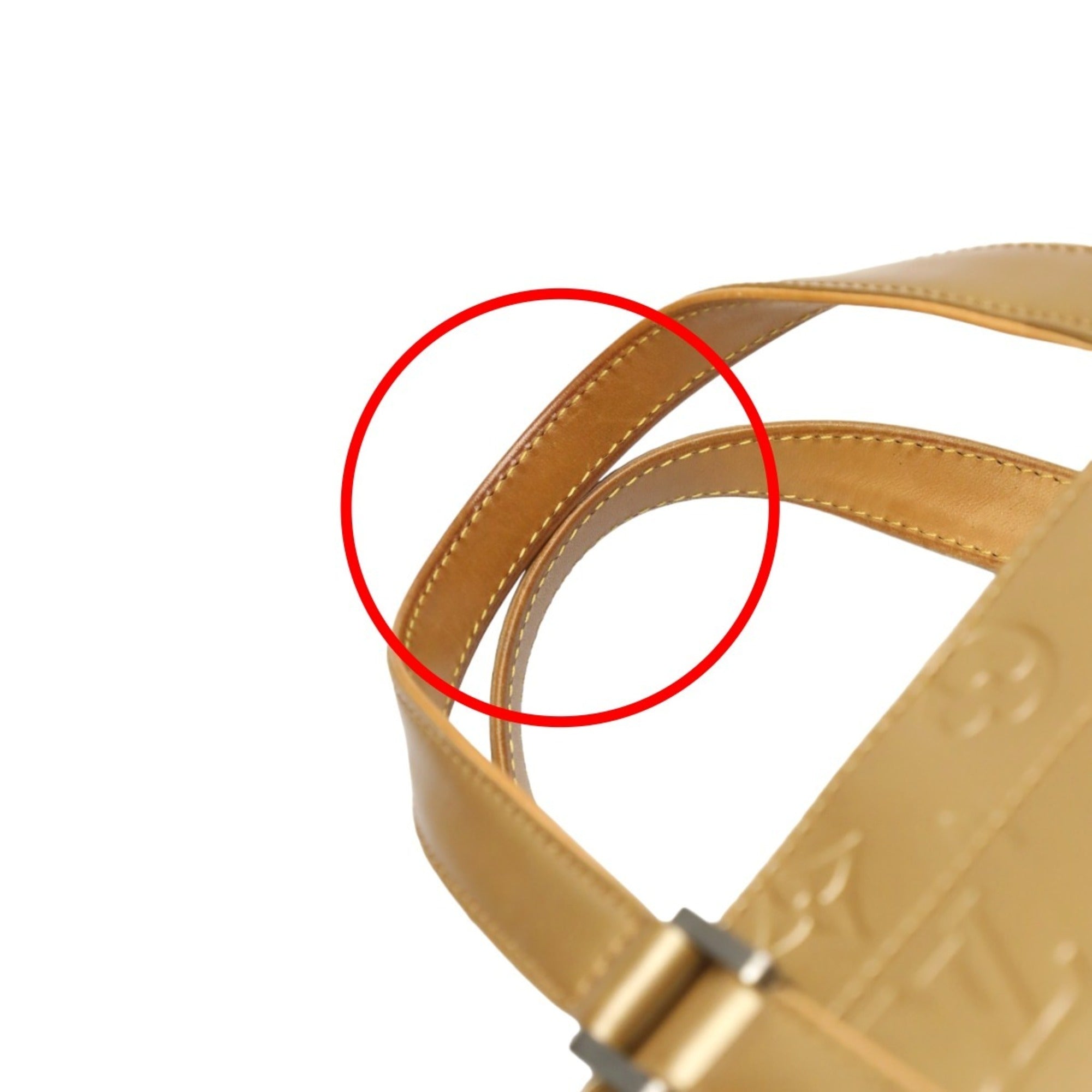 Louis Vuitton Gold Monogram Mat Handbag (Pre-Owned)