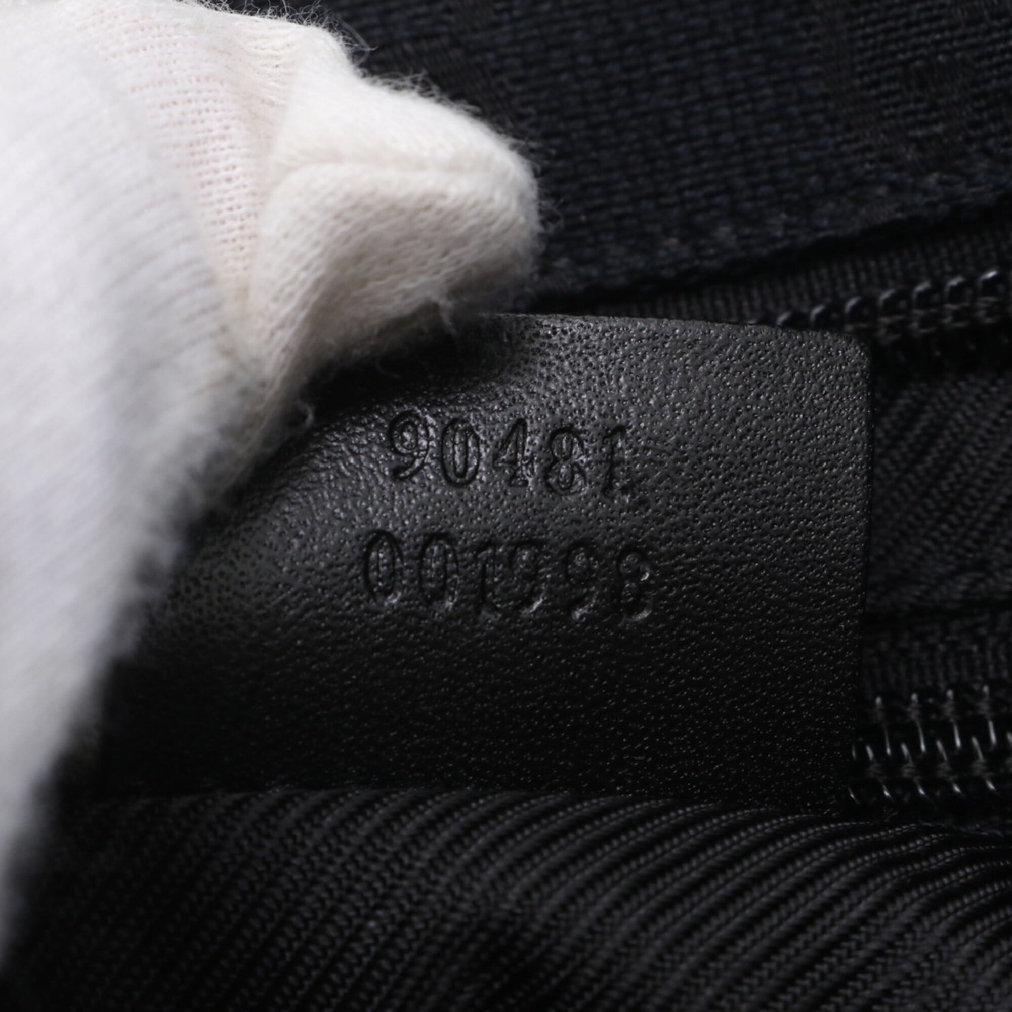 Gucci Black Gg Canvas Handbag Tote Bag (Pre-Owned)