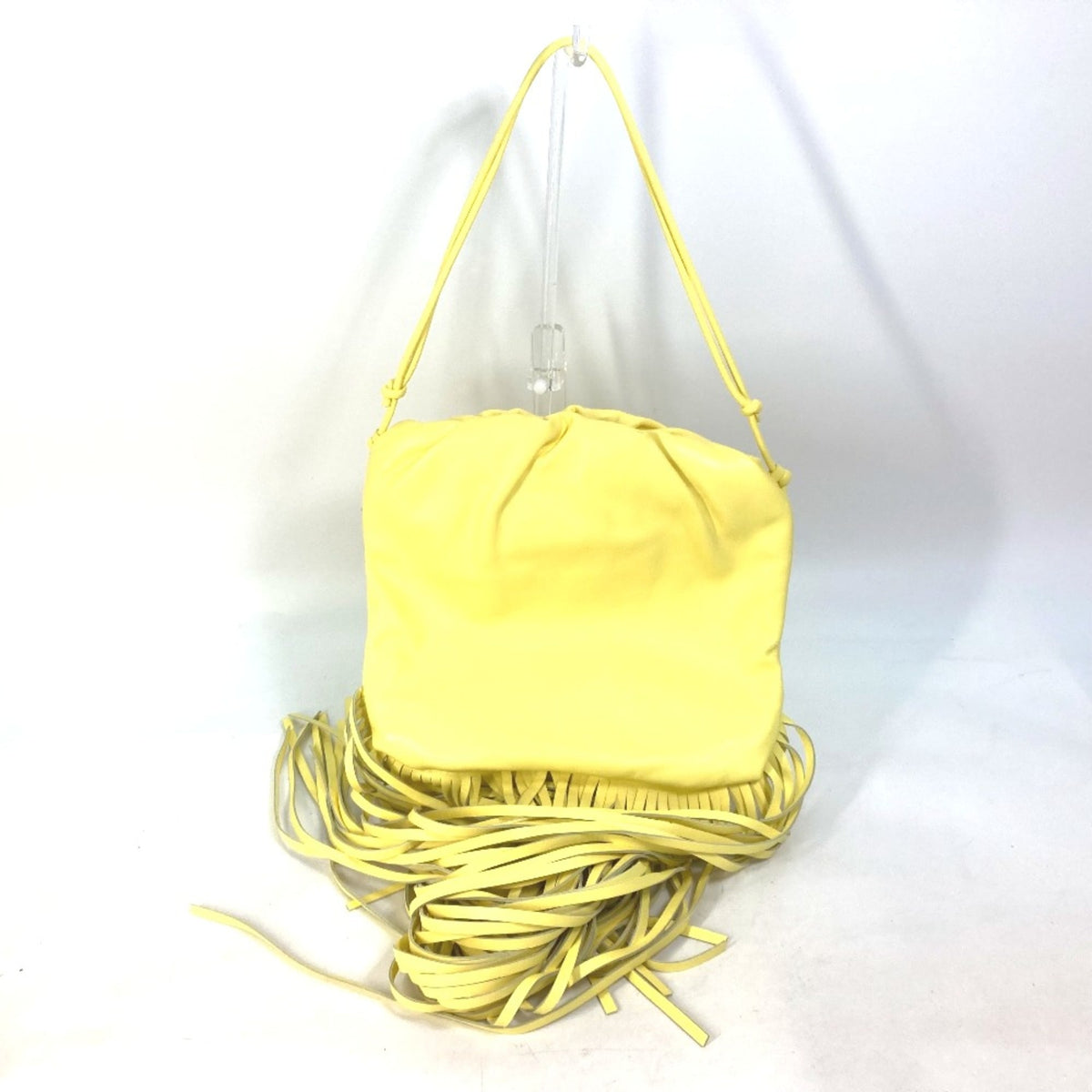 Bottega Veneta Yellow Leather Shoulder Bag (Pre-Owned)