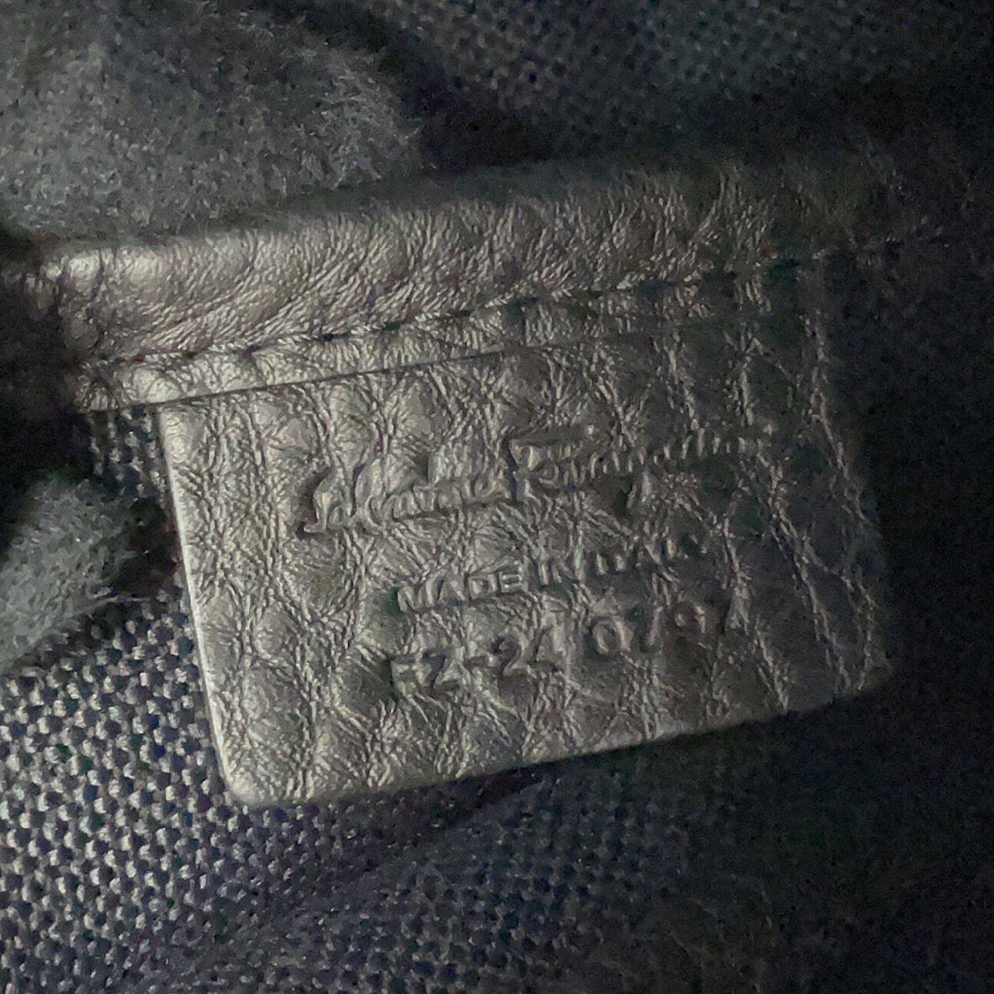 Salvatore Ferragamo Black Canvas Handbag Tote Bag (Pre-Owned)