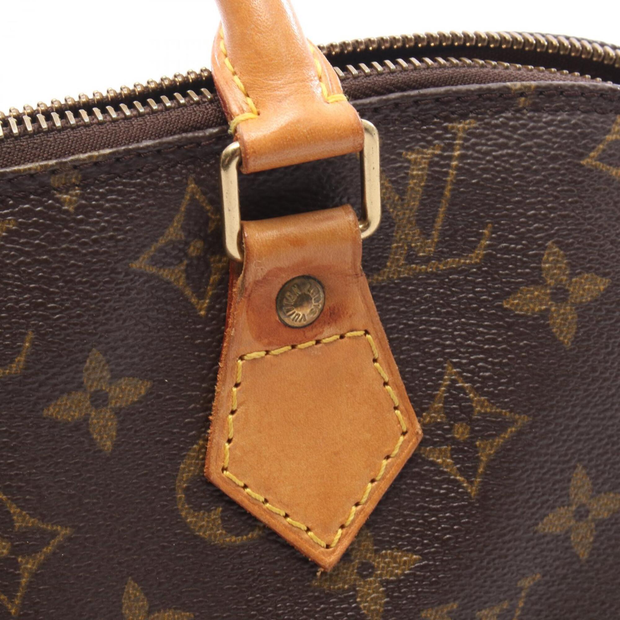 Louis Vuitton Brown Coated Canvas Leather Handbag (Pre-Owned)