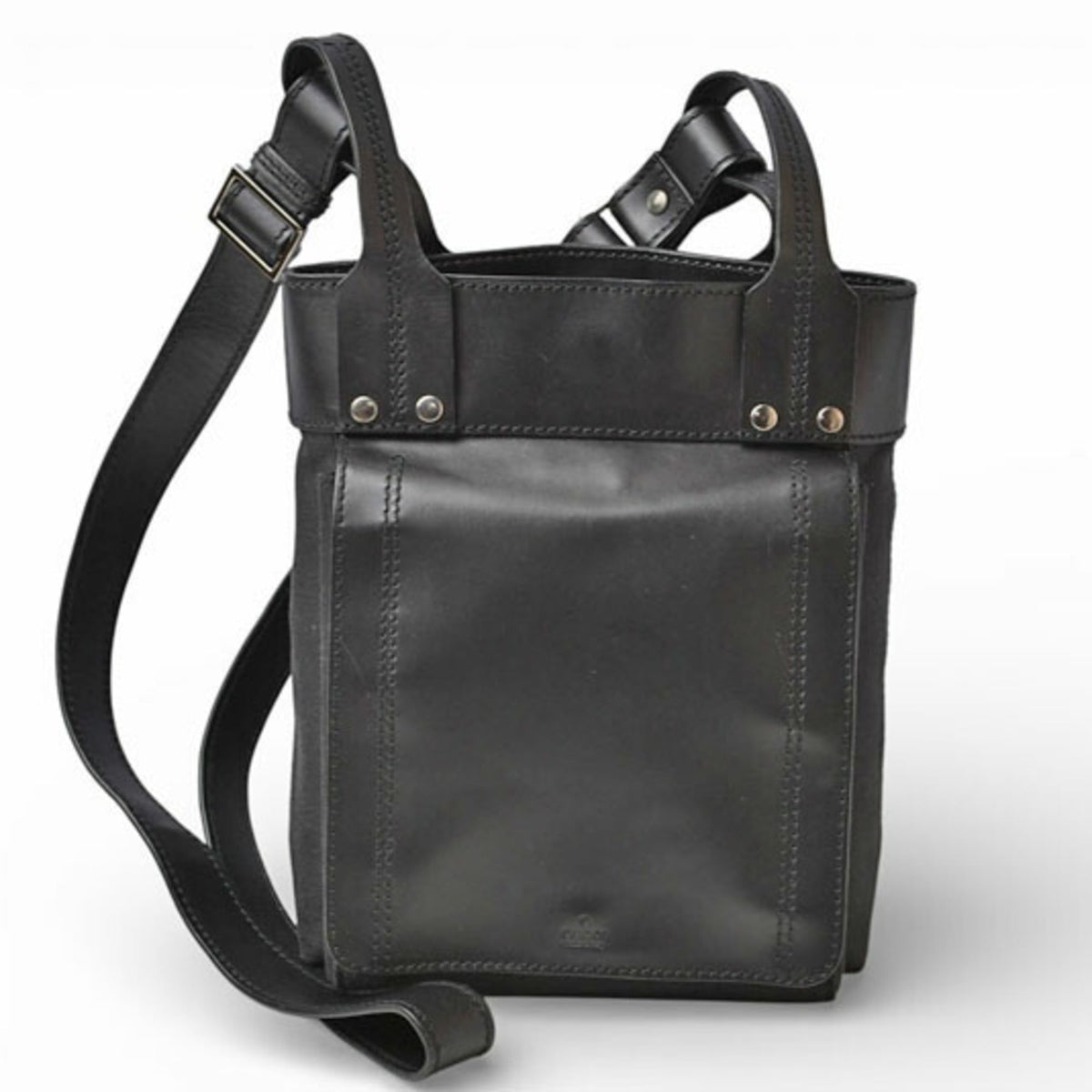 Gucci Black Leather Shoulder Bag (Pre-Owned)