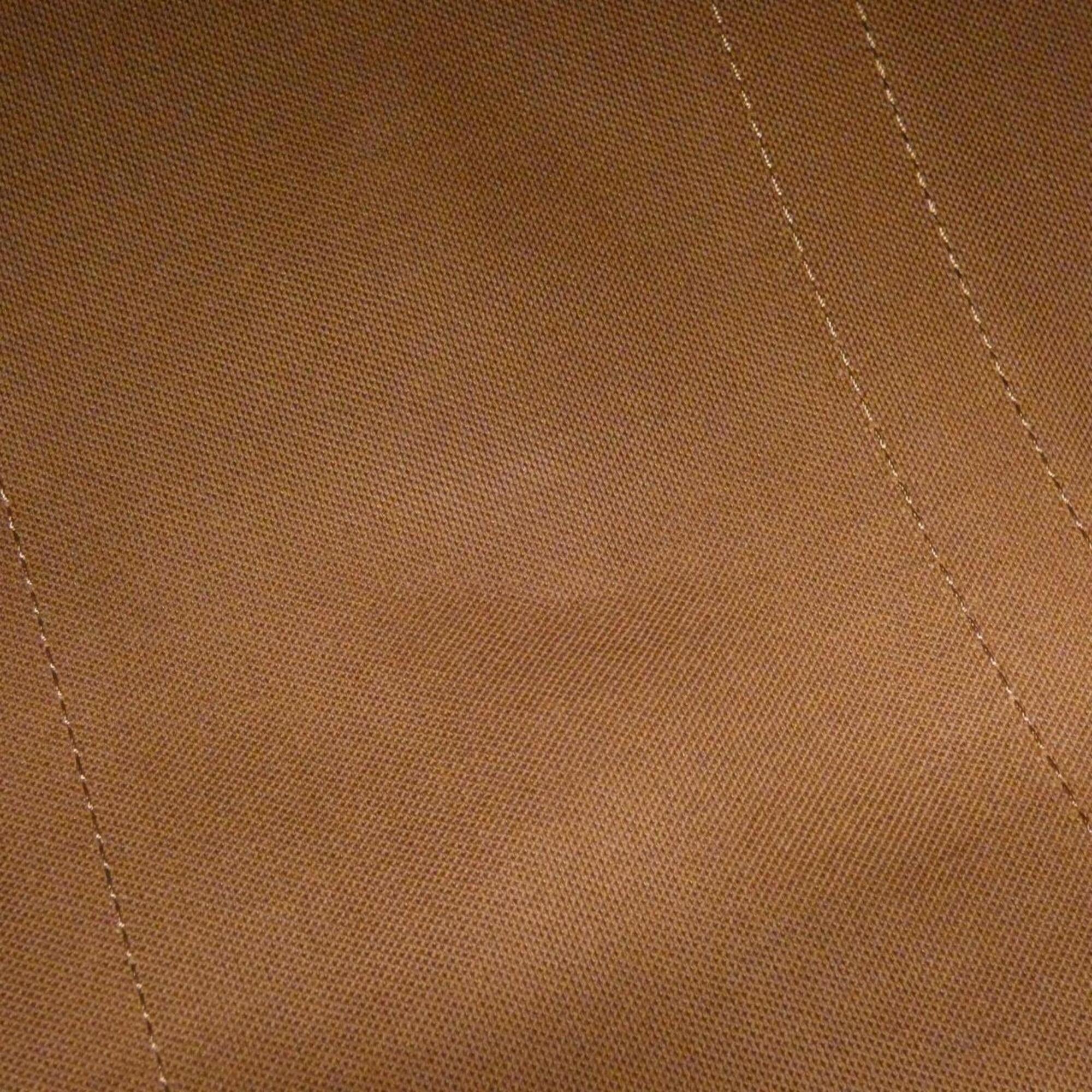 Louis Vuitton Marron Coated Canvas Boston Bag (Pre-Owned)