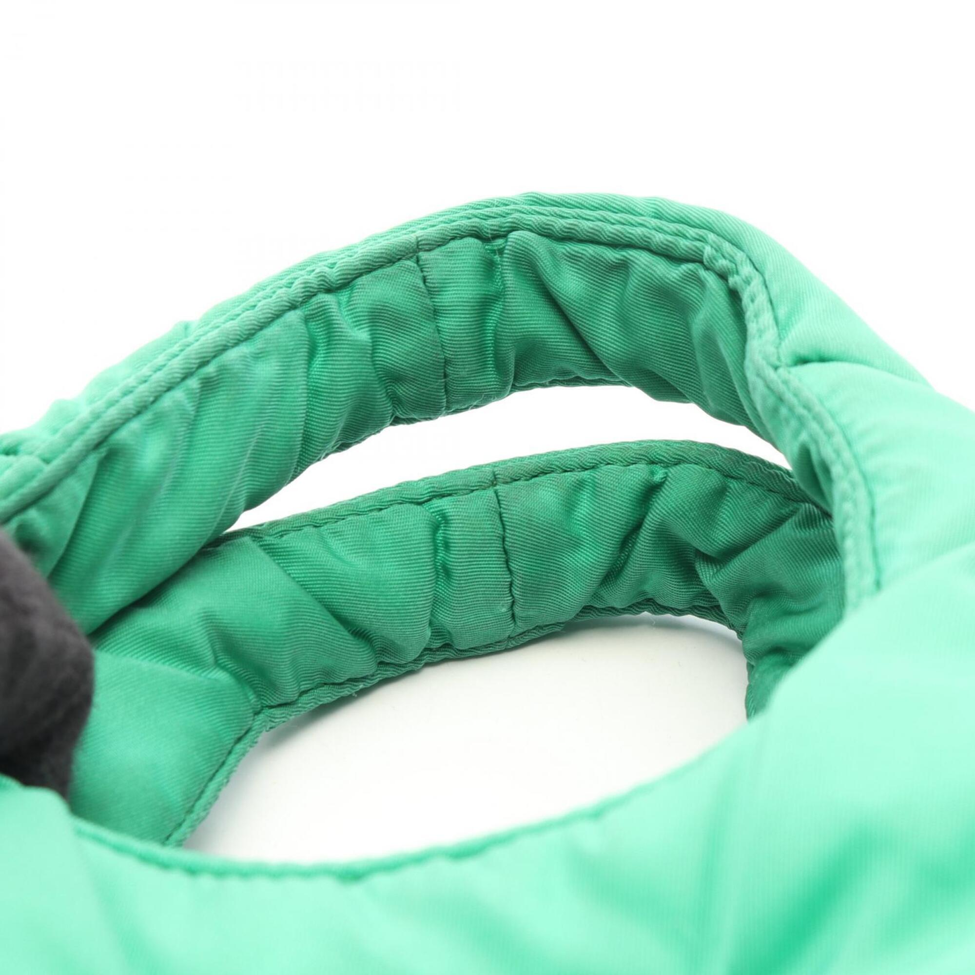 Prada Green Nylon Handbag (Pre-Owned)