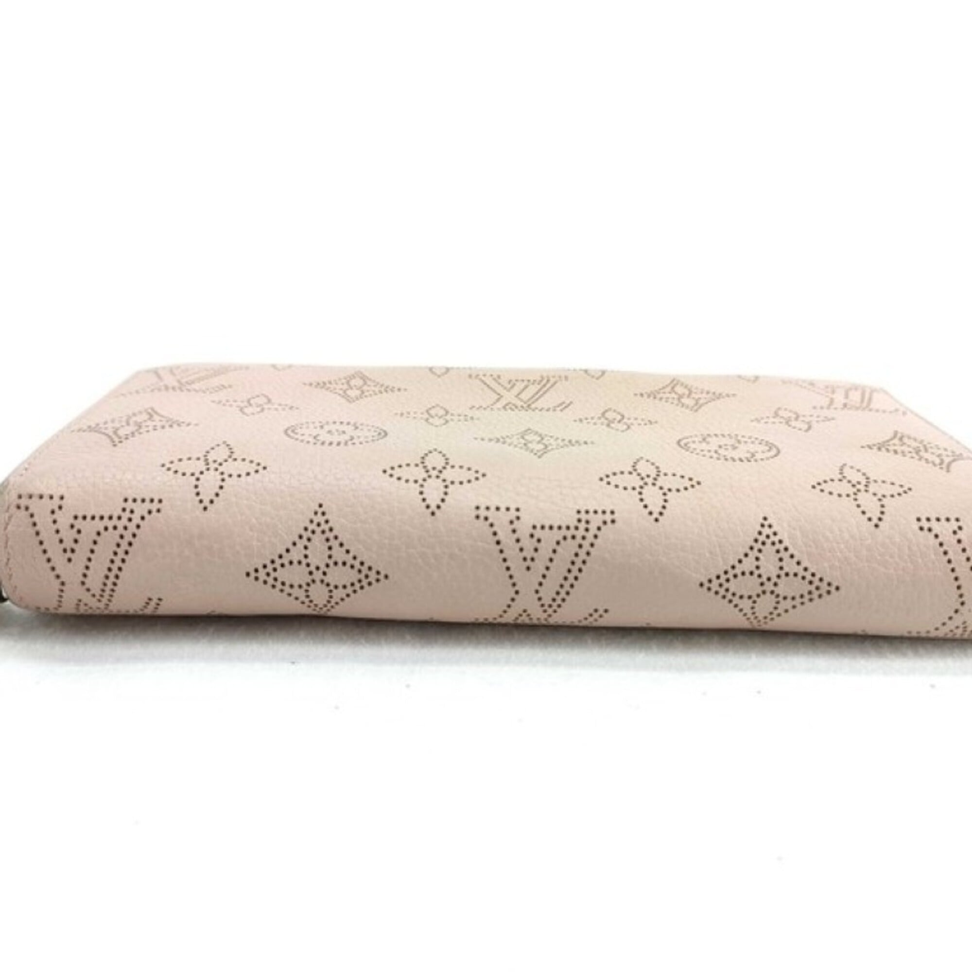 Louis Vuitton Pink Mahina Leather Long Wallet (Bi-Fold) (Pre-Owned)