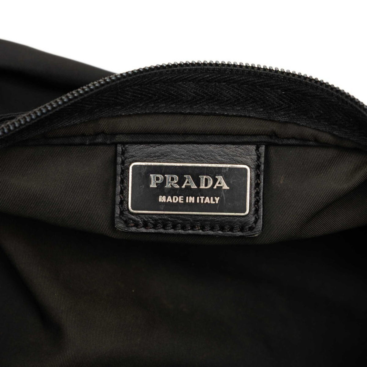 Prada Black Nylon Shoulder Bag (Pre-Owned)