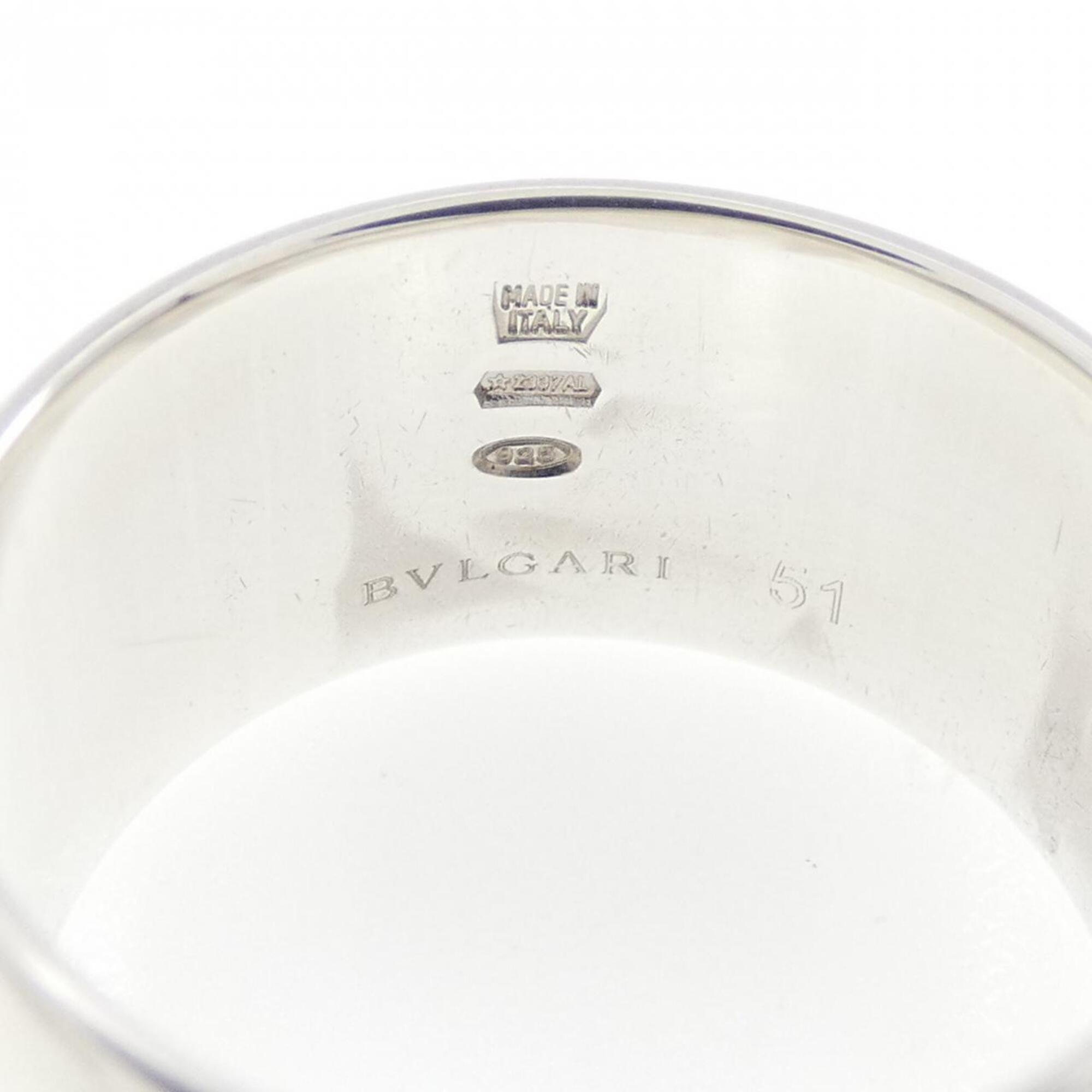 Bvlgari Silver 925 Band Ring (Pre-Owned)