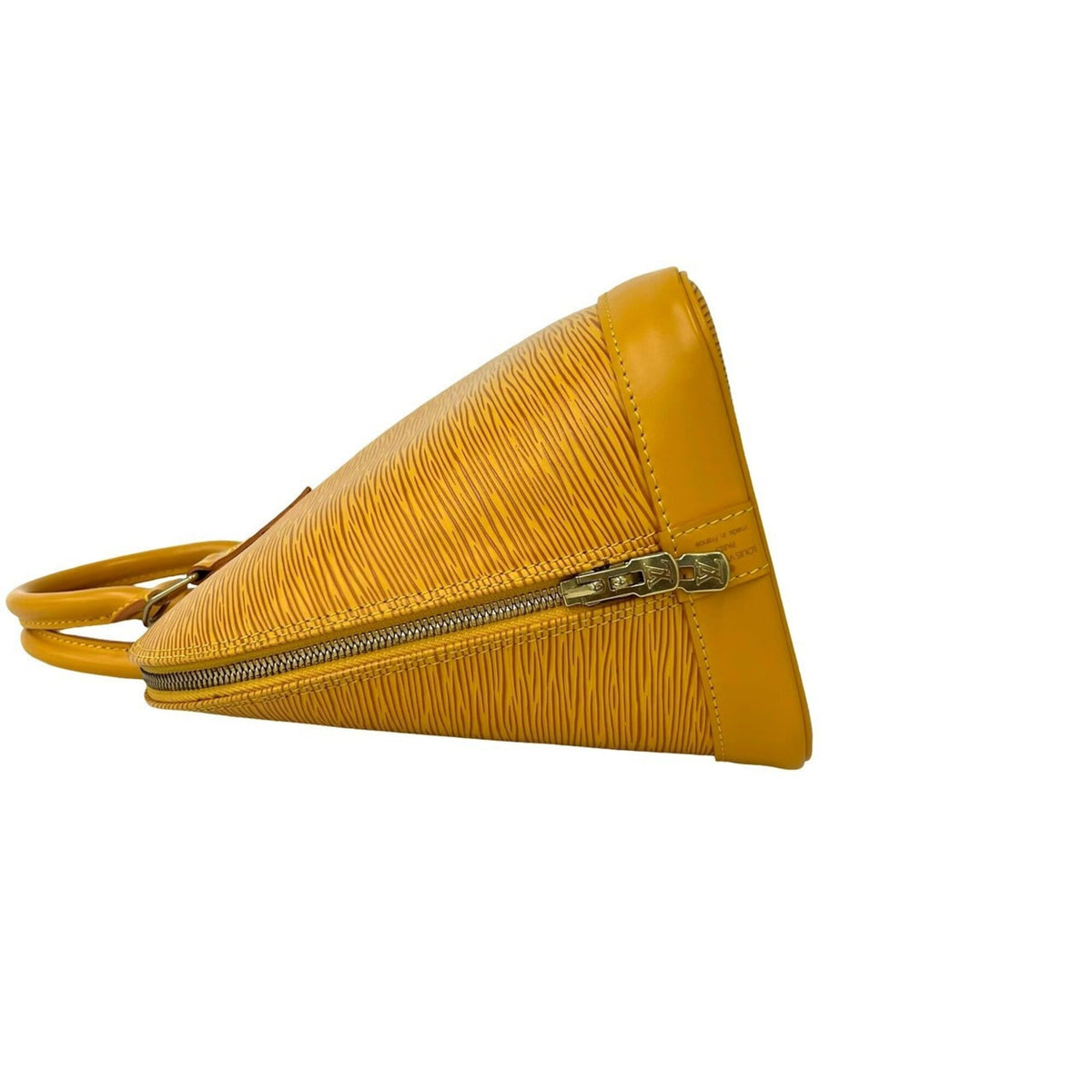 Louis Vuitton Yellow Leather Boston Bag Handbag (Pre-Owned)