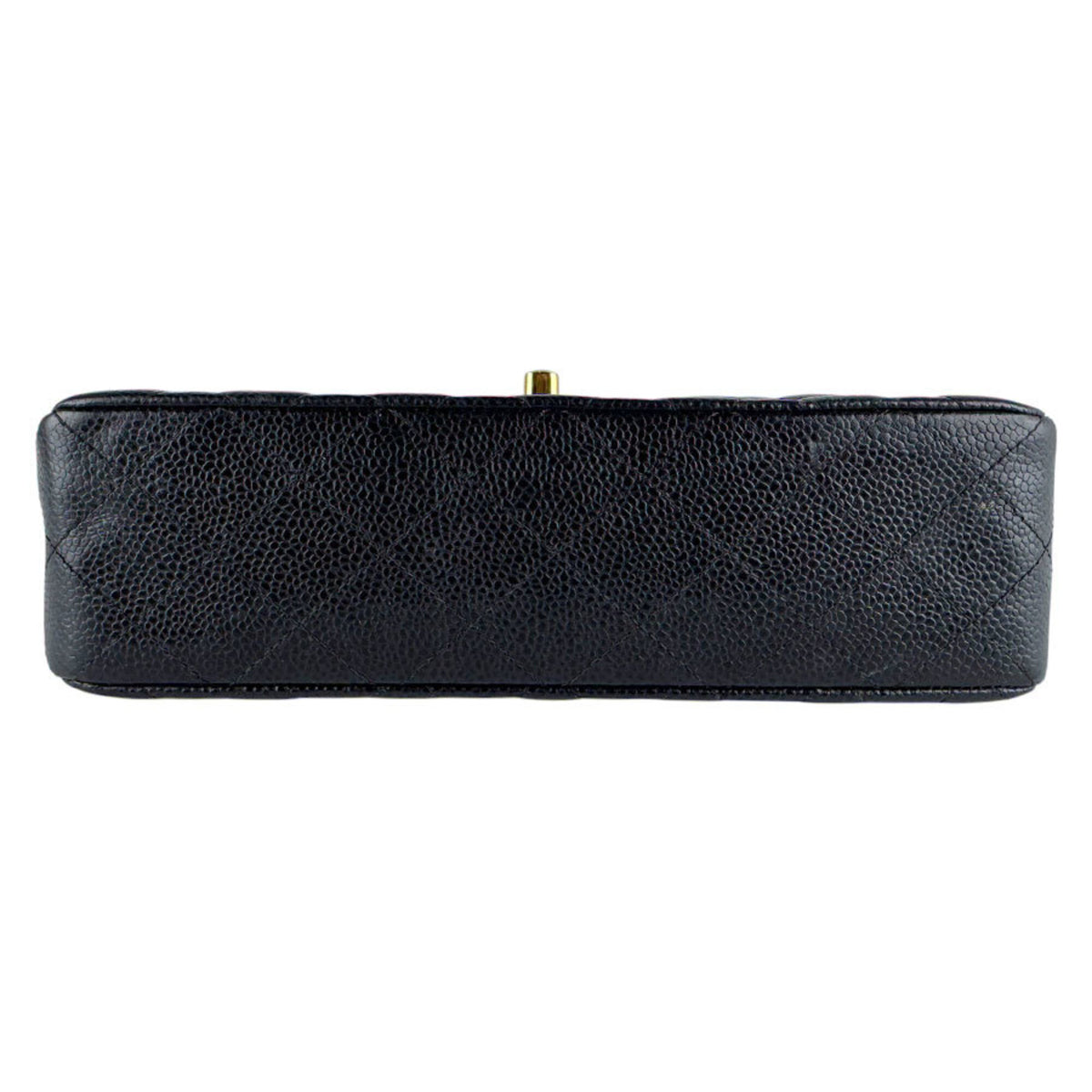 Chanel Black Grained Calfskin Shoulder Bag (Pre-Owned)