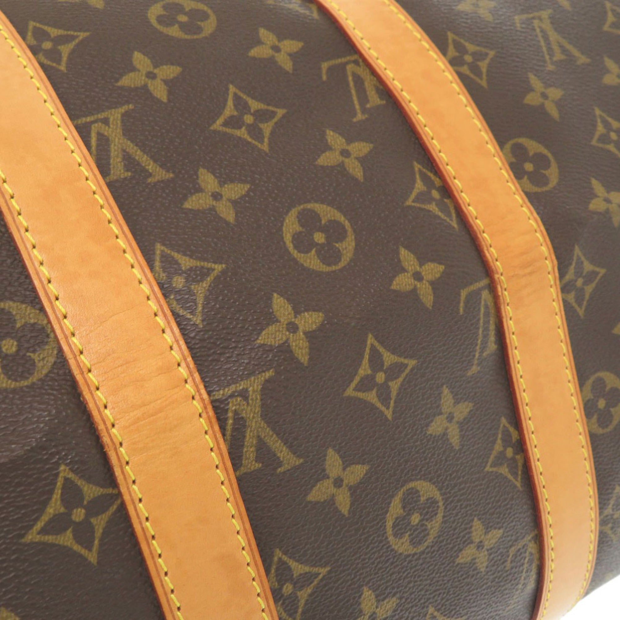 Louis Vuitton Brown Monogram Canvas Boston Bag (Pre-Owned)
