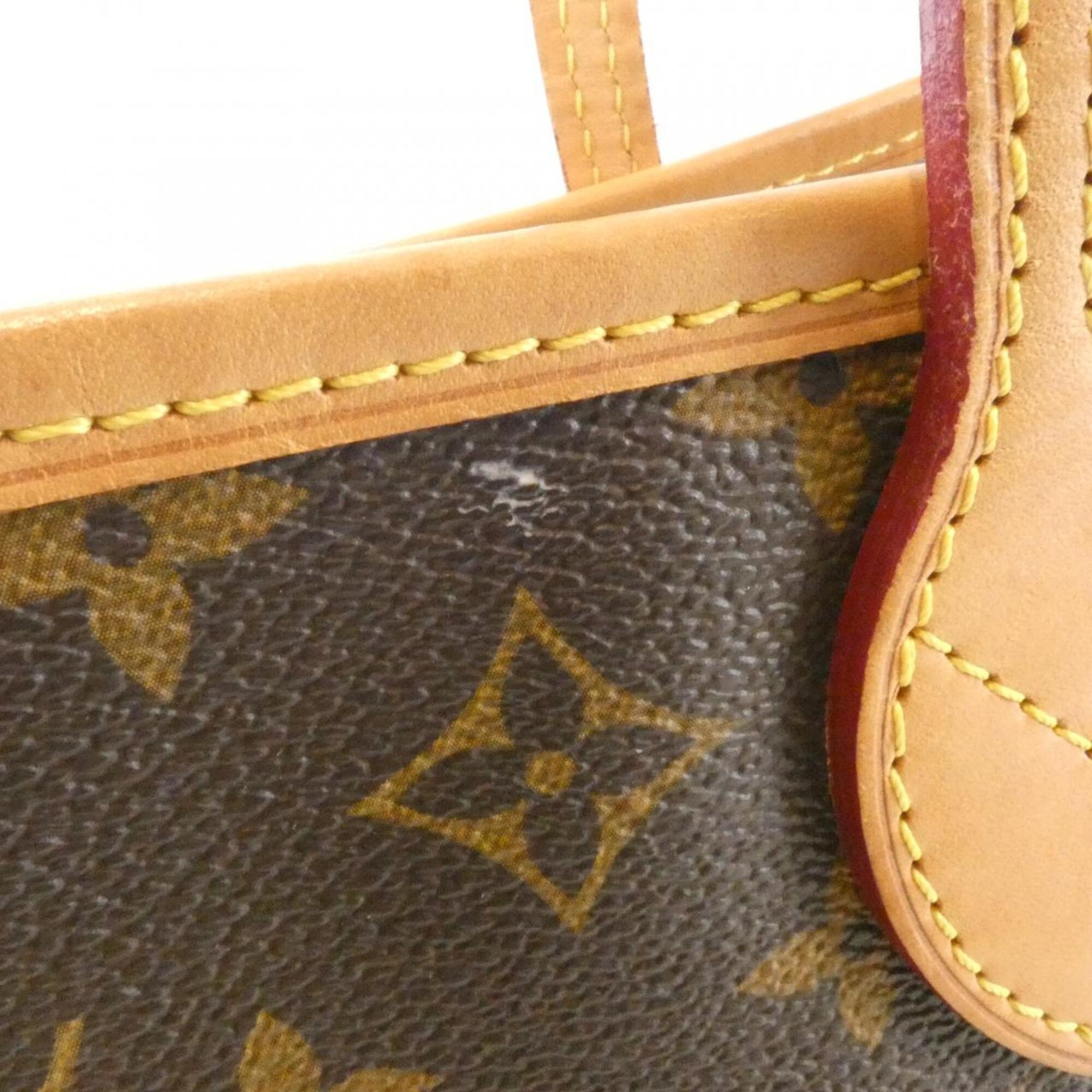 Louis Vuitton Marron Coated Canvas Handbag (Pre-Owned)