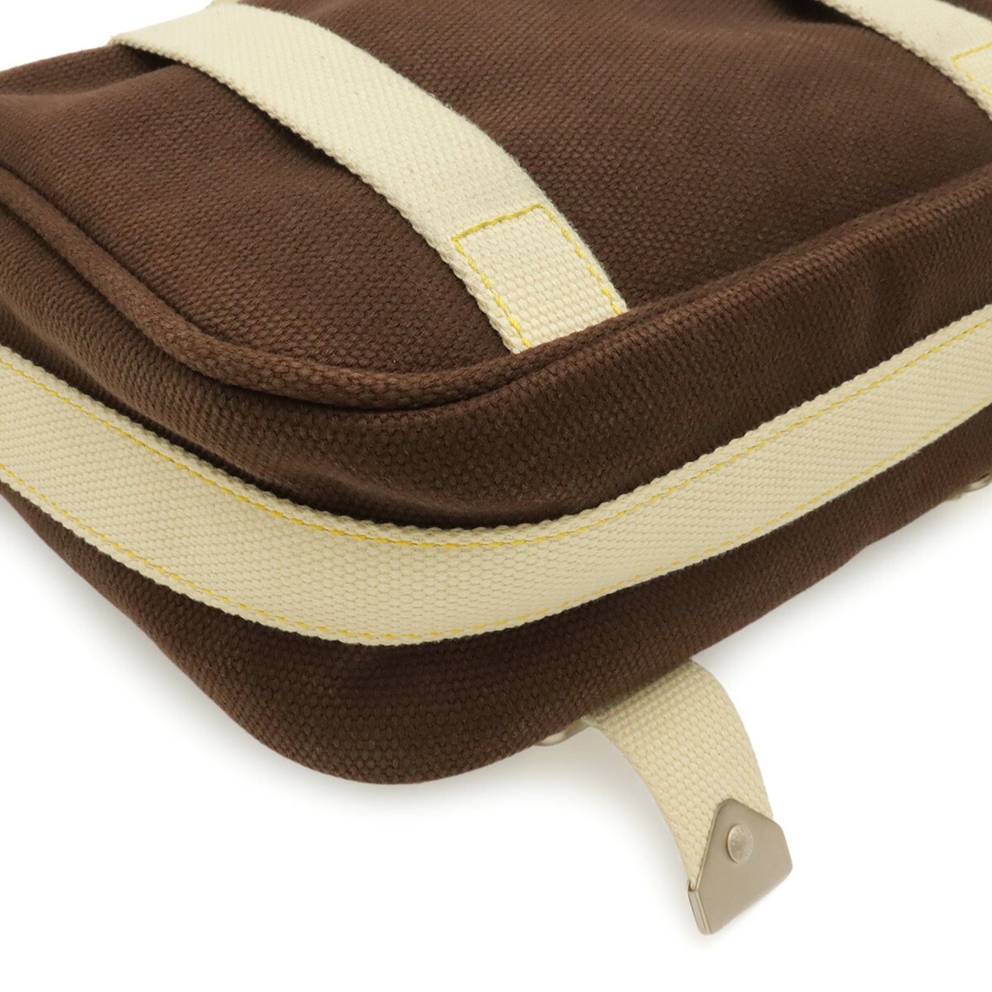 Louis Vuitton Moka Canvas Messenger Bag Shoulder Bag (Pre-Owned)