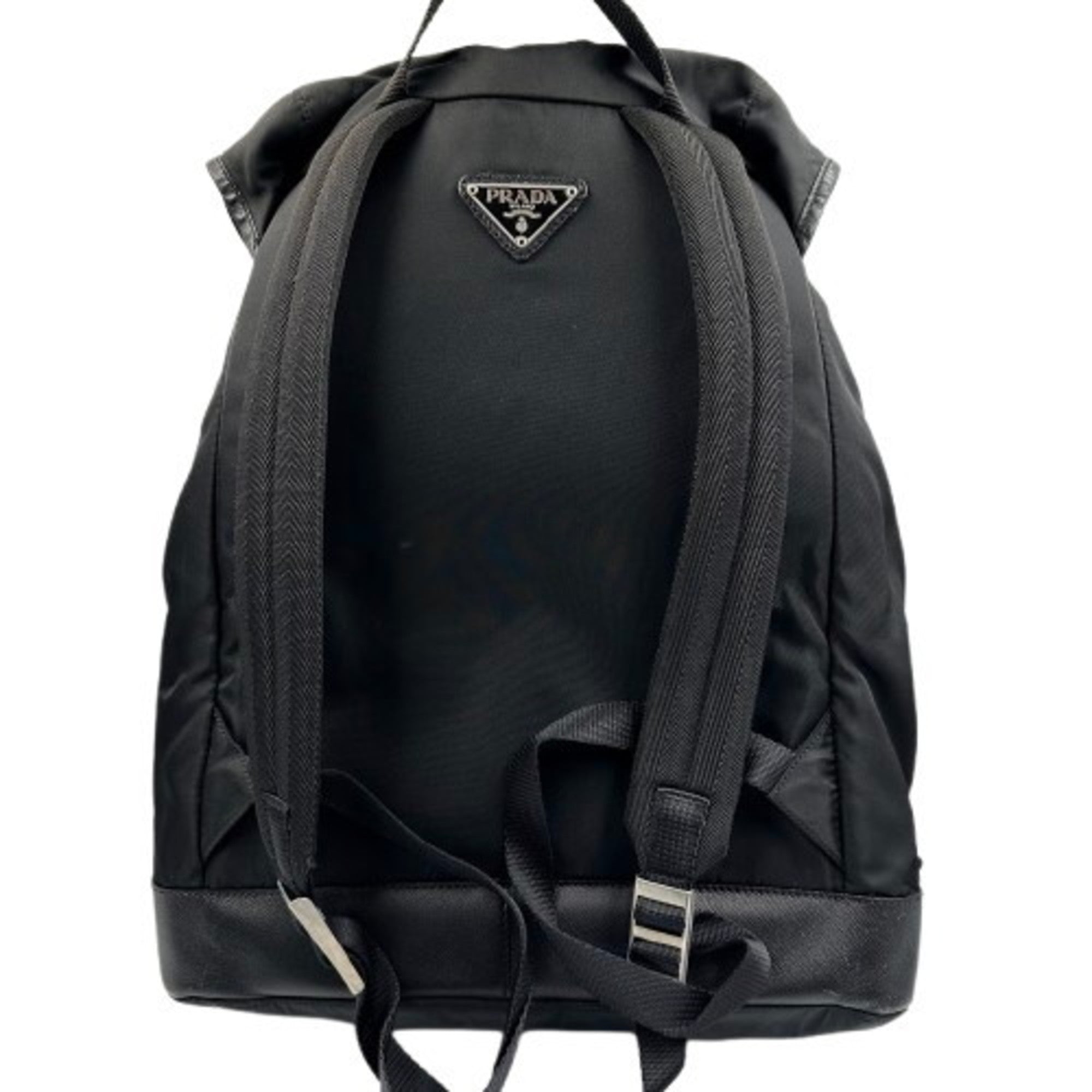 Prada Black Nylon Backpack (Pre-Owned)