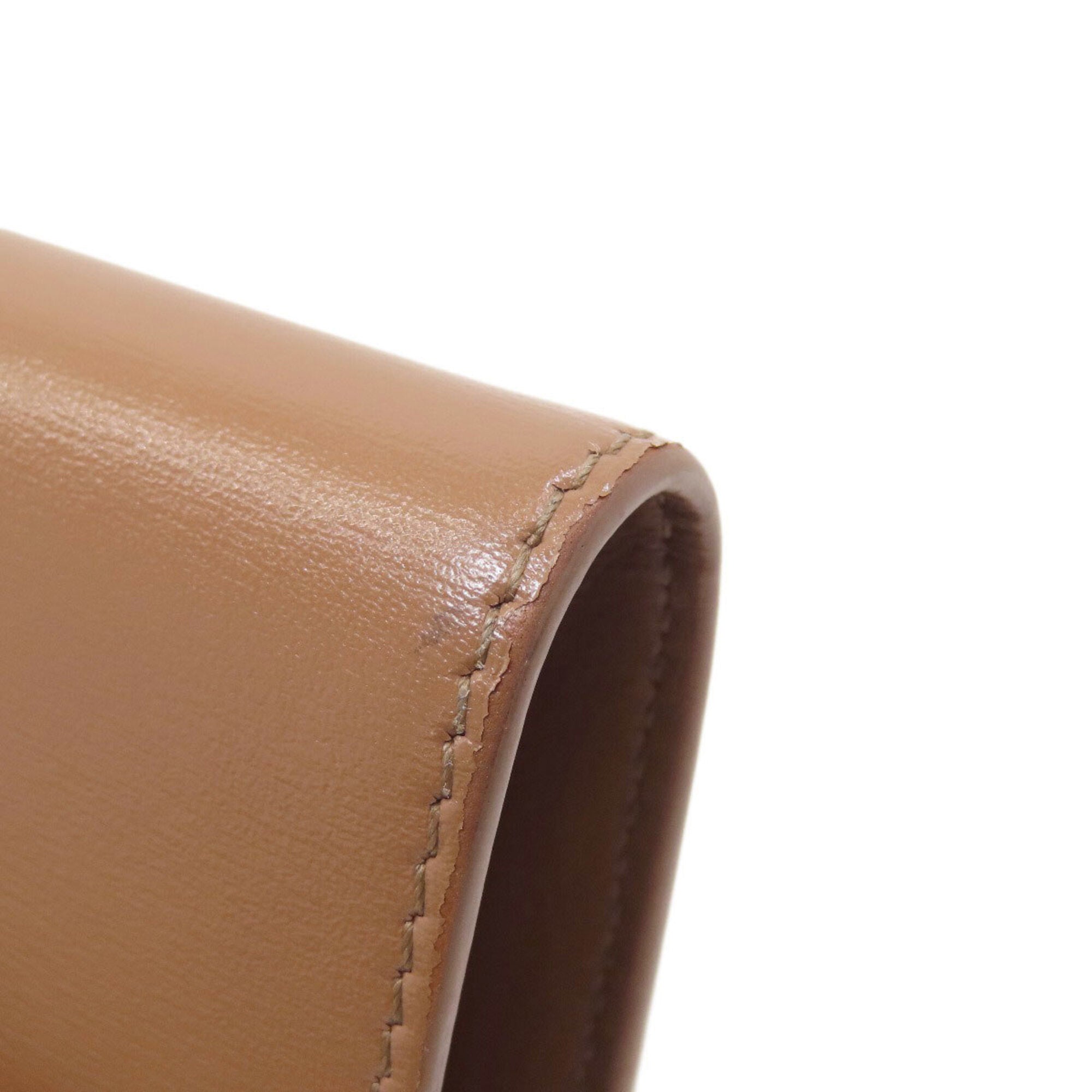 Celine Brown Leather Wallet (Tri-Fold) (Pre-Owned)
