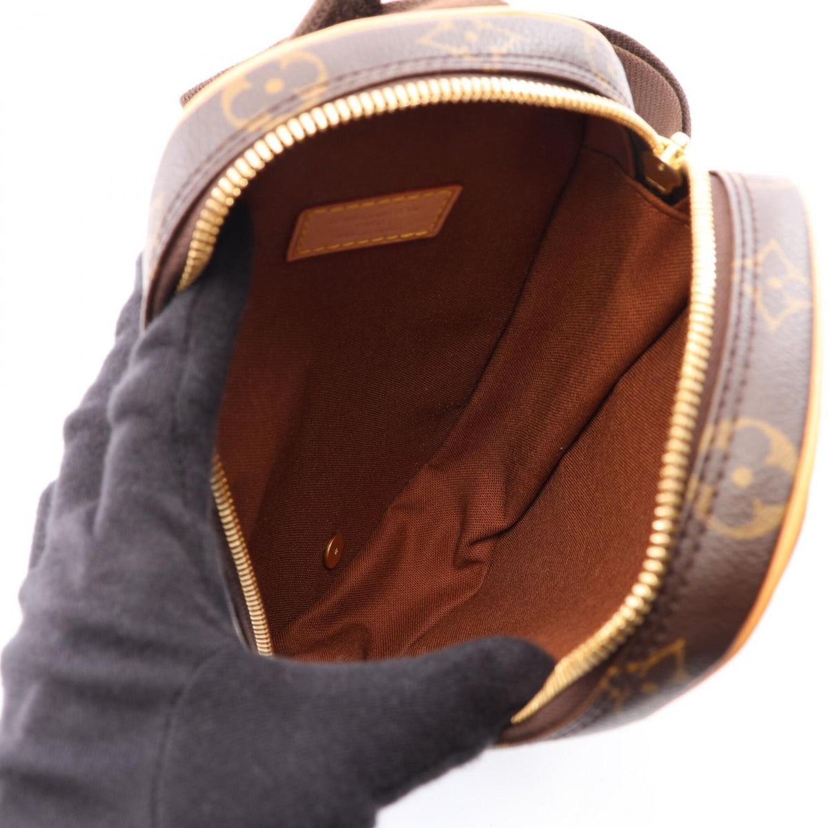 Louis Vuitton Brown Monogram Coated Canvas Fanny Pack Handbag (Pre-Owned)