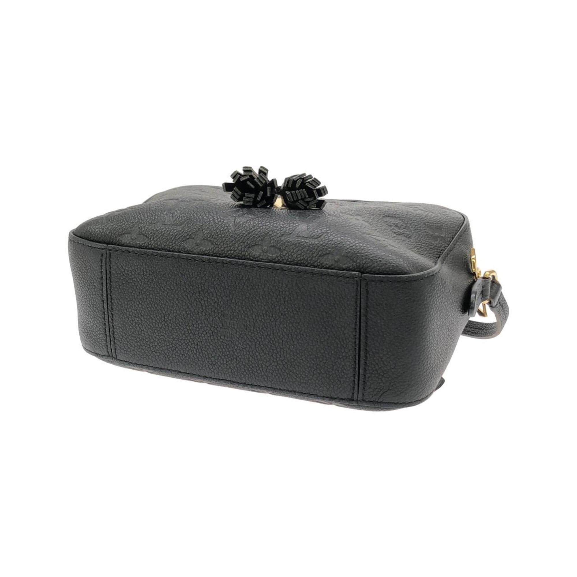Louis Vuitton Black Leather Shoulder Bag (Pre-Owned)