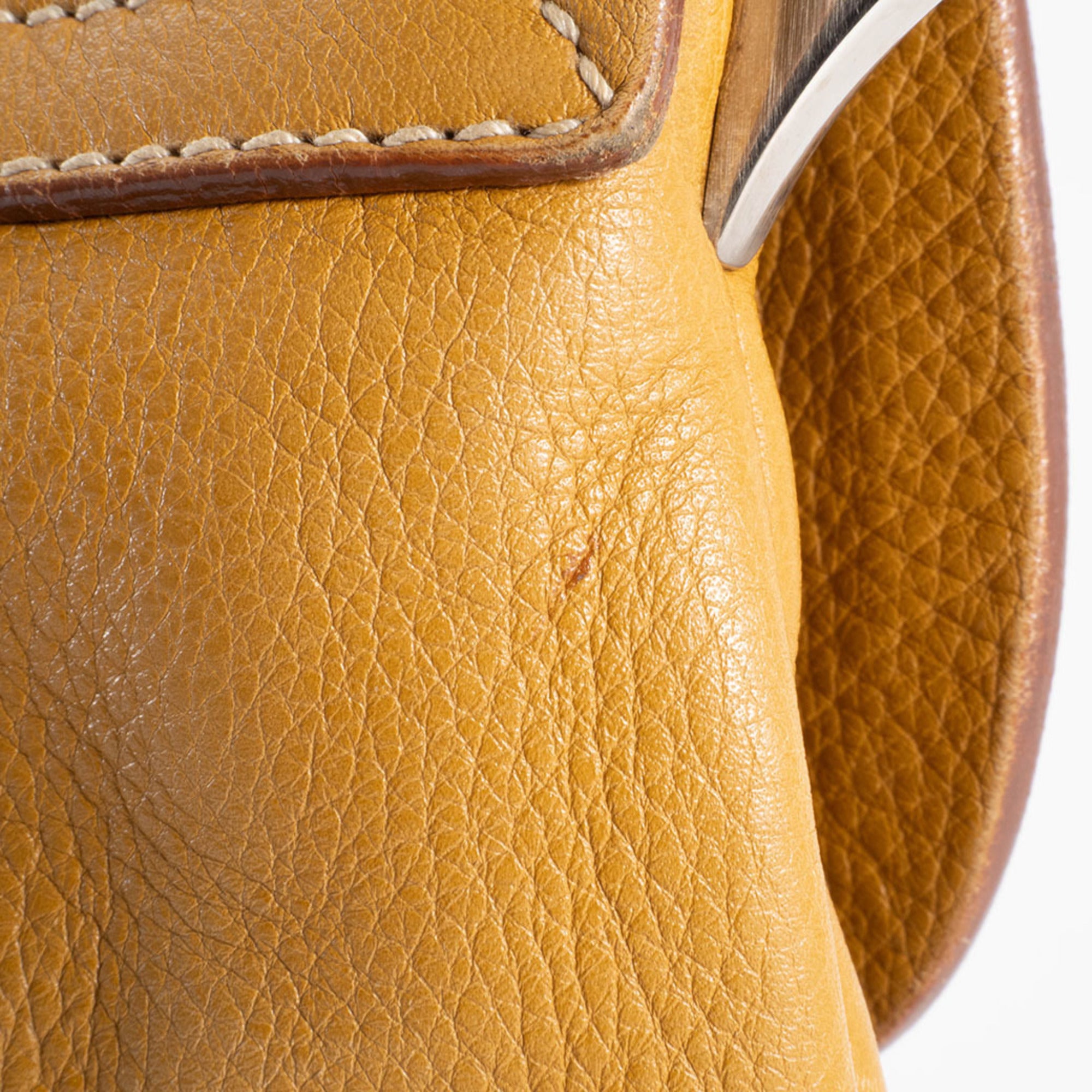 Prada Camel Leather Shoulder Bag (Pre-Owned)