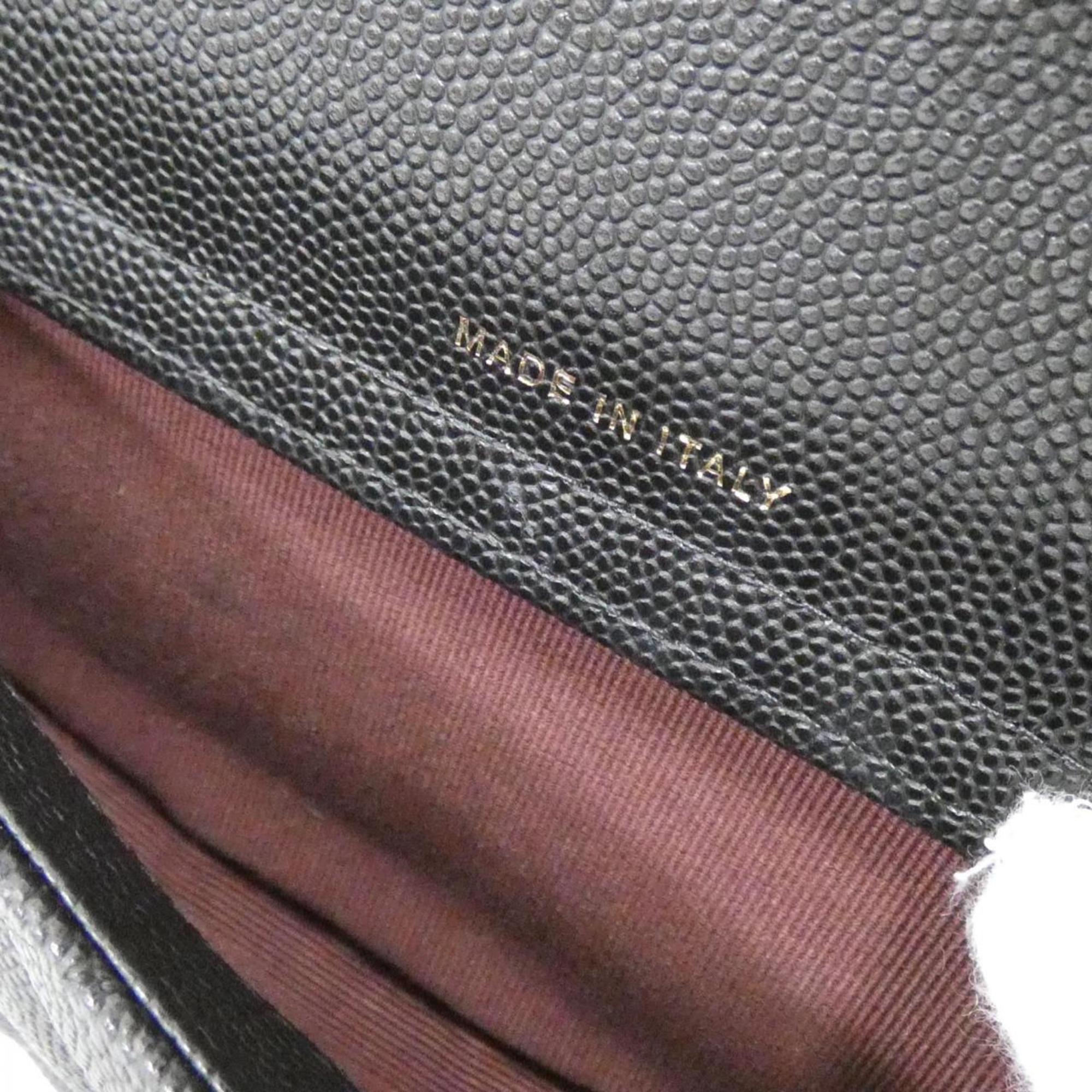Chanel Black Caviar Leather Shoulder Bag (Pre-Owned)