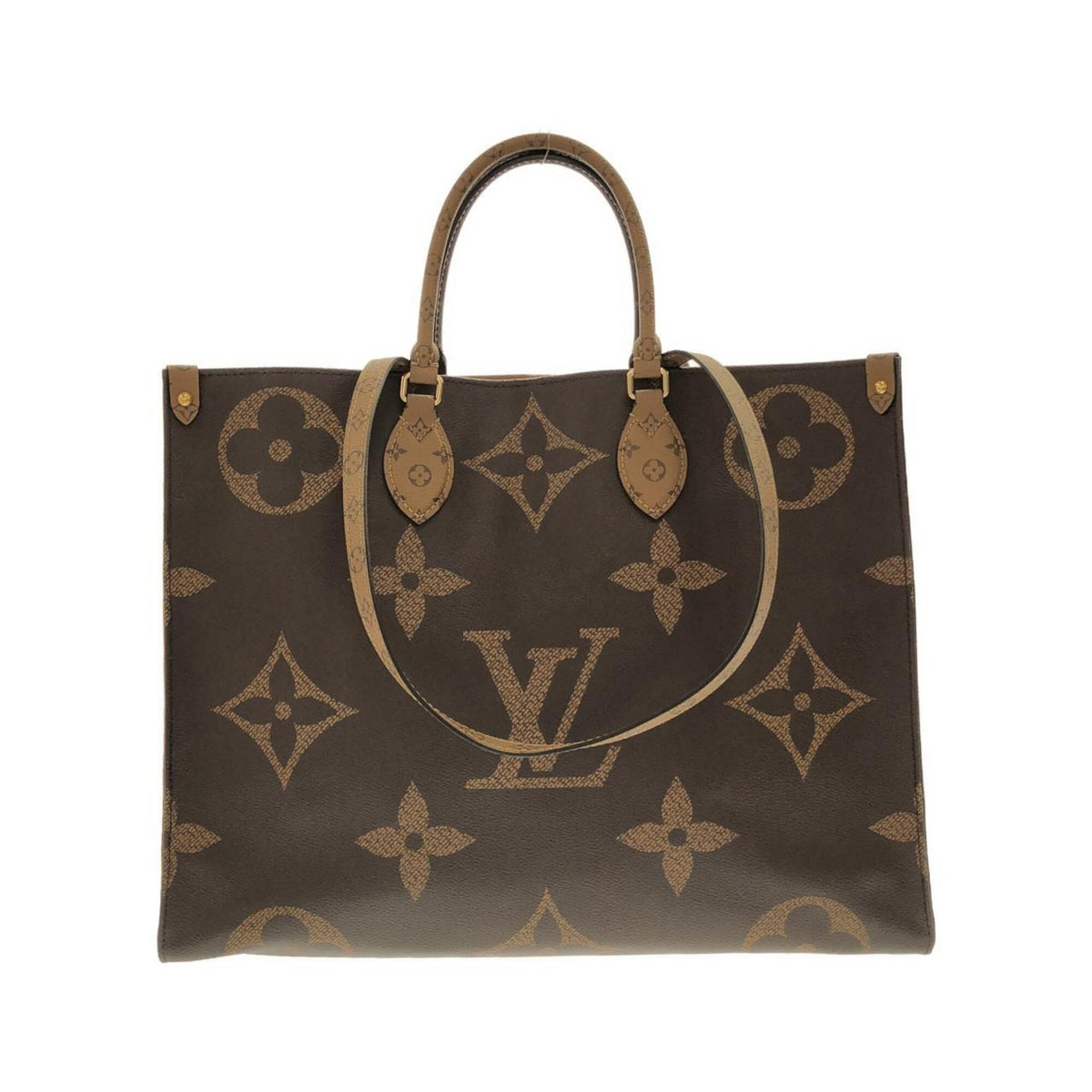 Louis Vuitton Brown Coated Canvas Handbag (Pre-Owned)