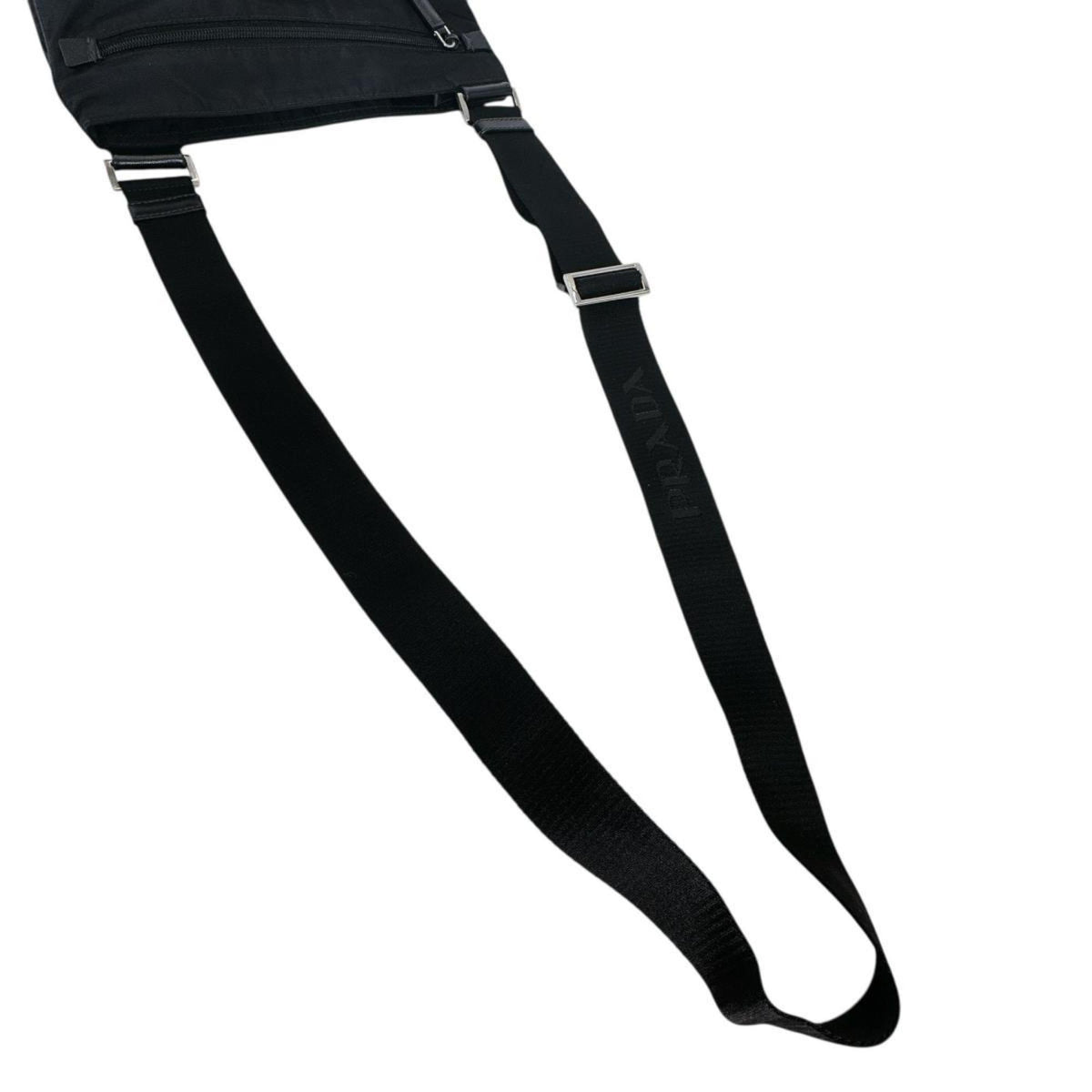 Prada Black Nylon Shoulder Bag Sling Bag (Pre-Owned)