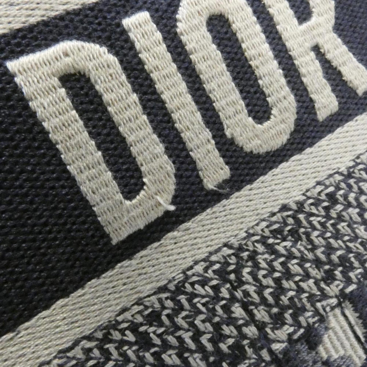 Christian Dior Blue Canvas Shoulder Bag (Pre-Owned)