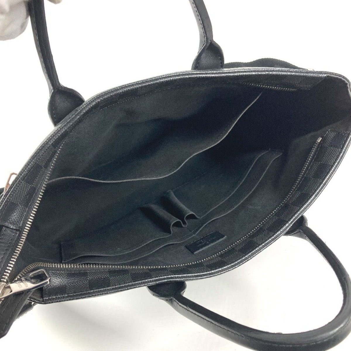 Louis Vuitton Damier Graphite Black Damier Graphite Briefcase Handbag Shoulder Bag Tote Bag (Pre-Owned)