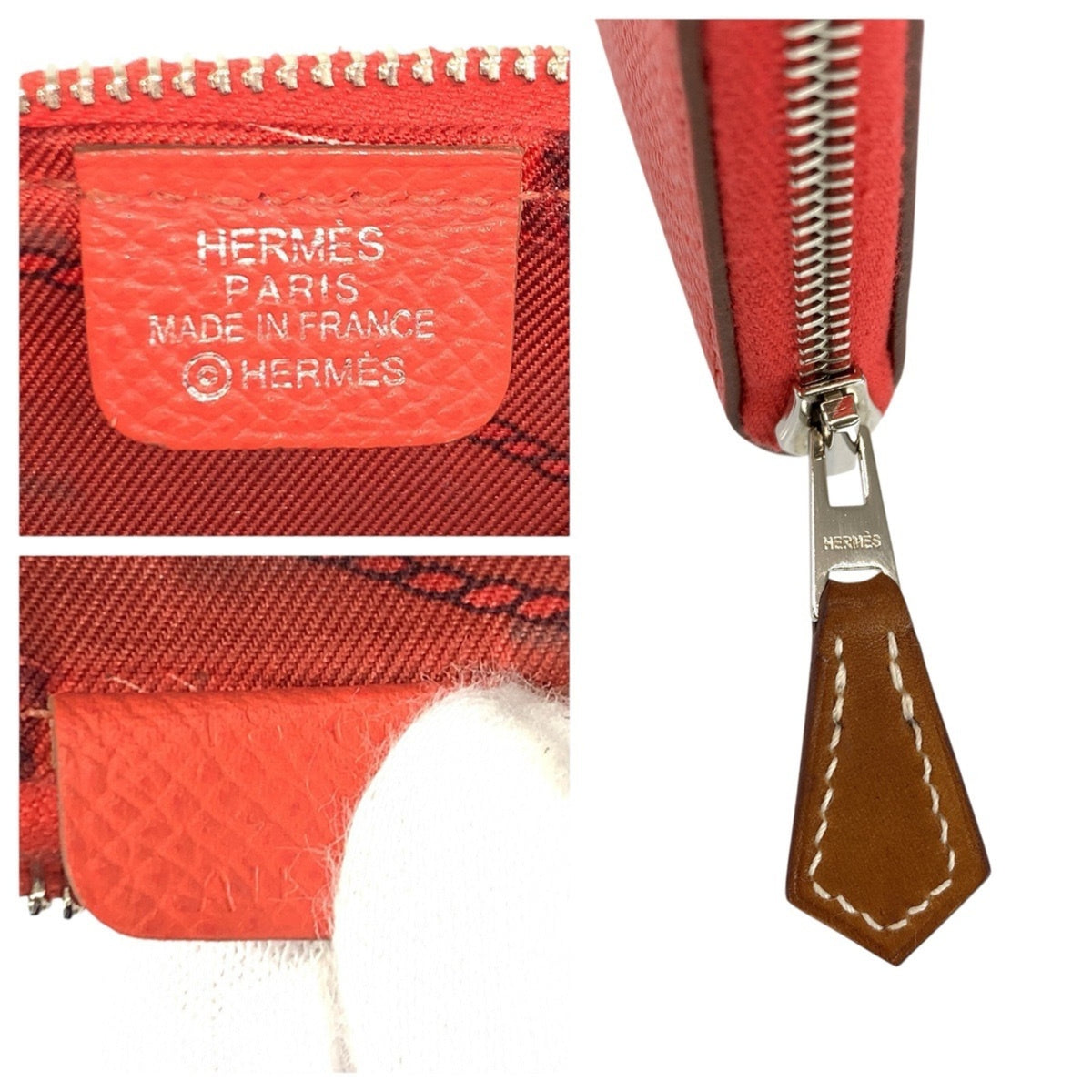 Hermes Epsom Leather Coin Purse/Coin Case (Pre-Owned)