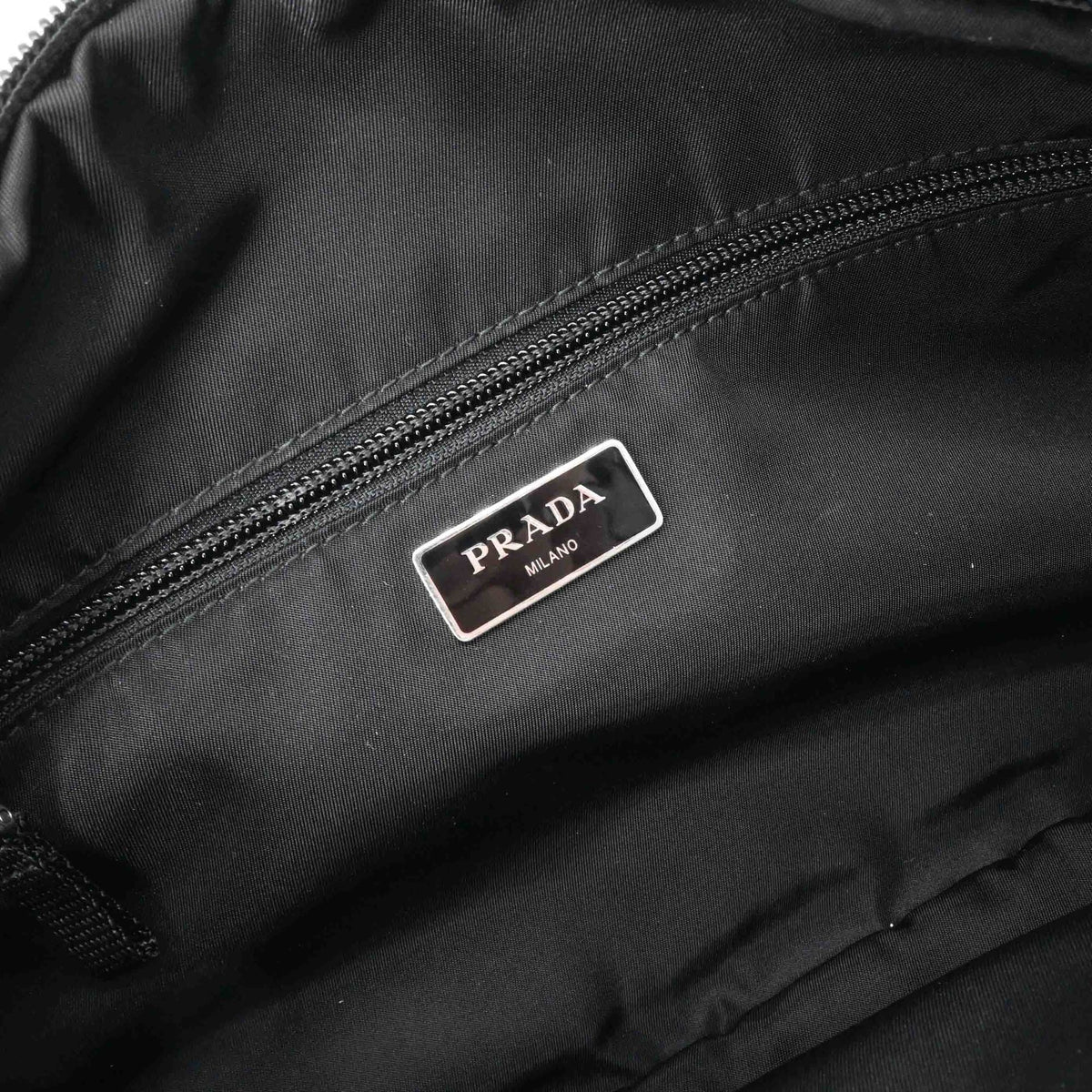 Prada Black Nylon Fanny Pack Sling Bag (Pre-Owned)