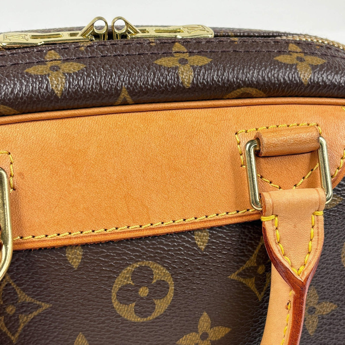 Louis Vuitton Monogram Brown Monogram Boston Bag Handbag (Pre-Owned)