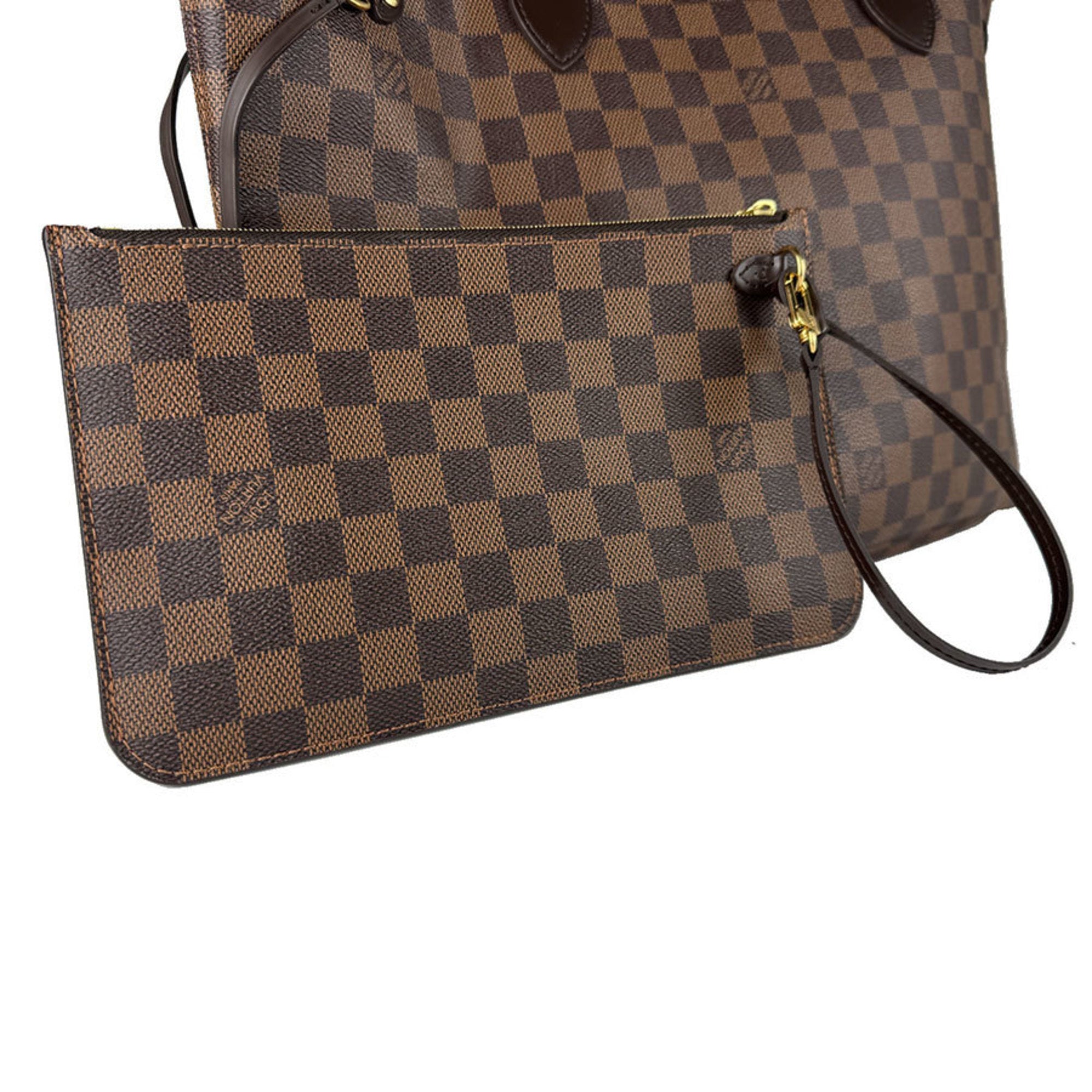 Louis Vuitton Damier Canvas Ebene Damier Canvas Handbag (Pre-Owned)