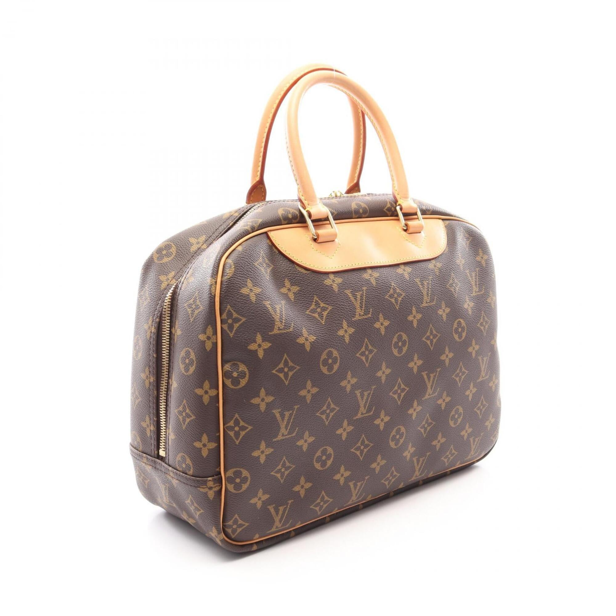 Louis Vuitton Brown Monogram Leather Handbag (Pre-Owned)