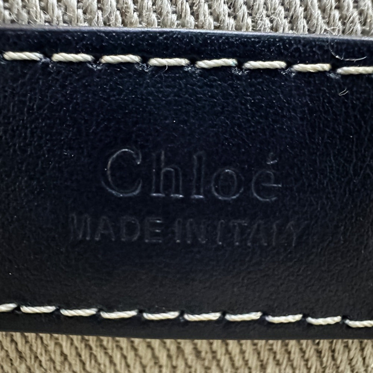 Chloé Beige Black Shoulder Bag (Pre-Owned)