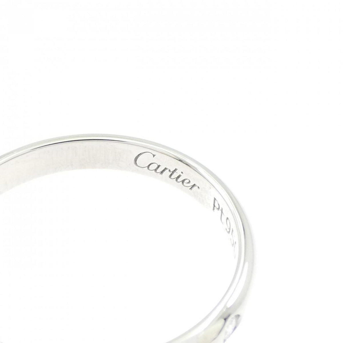 Cartier Platinum 950 Band Ring (Pre-Owned)
