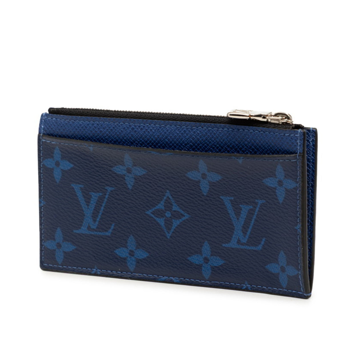 Louis Vuitton Blue Pvc Leather Coin Purse/Coin Case (Pre-Owned)