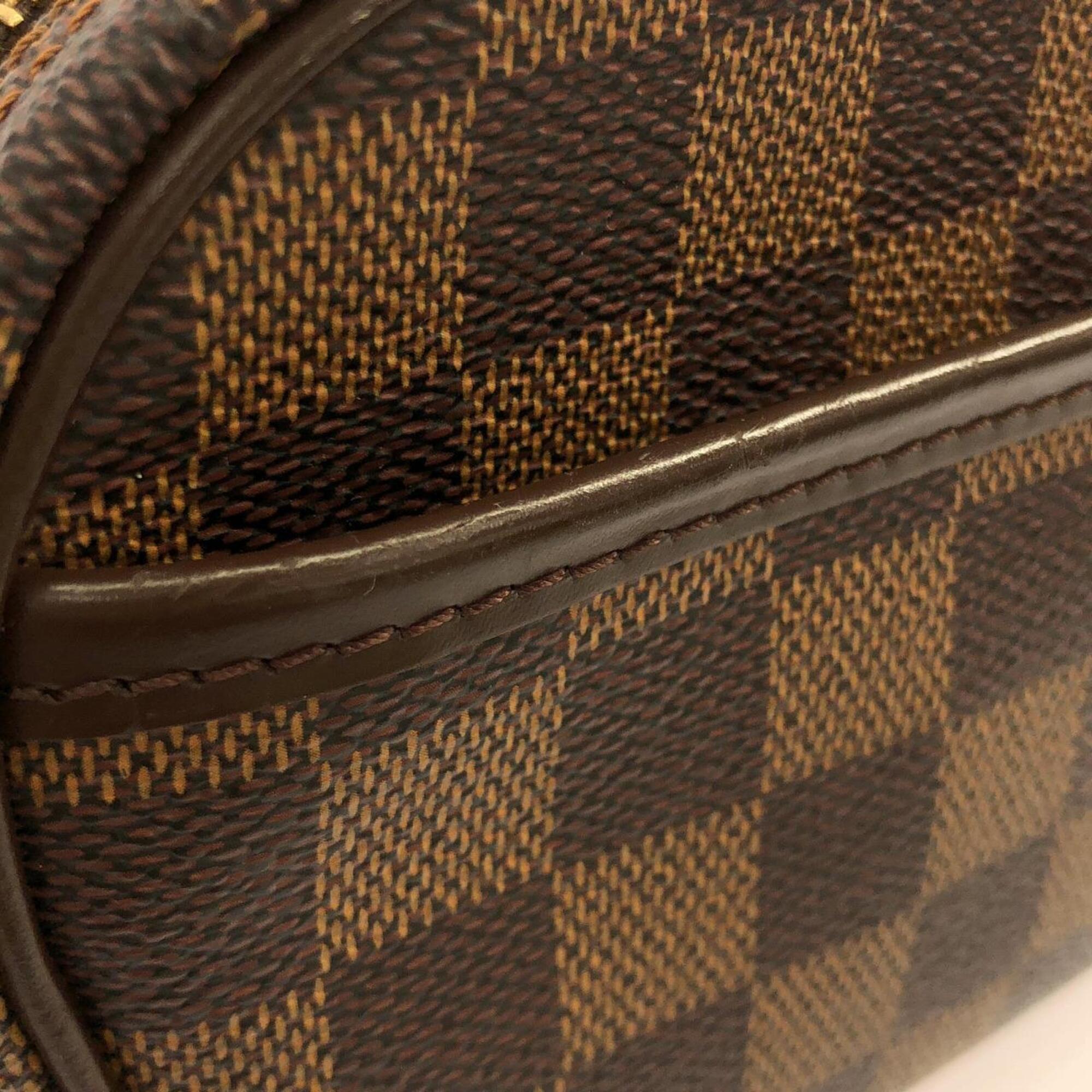 Louis Vuitton Ebene Coated Canvas Pochette Shoulder Bag (Pre-Owned)